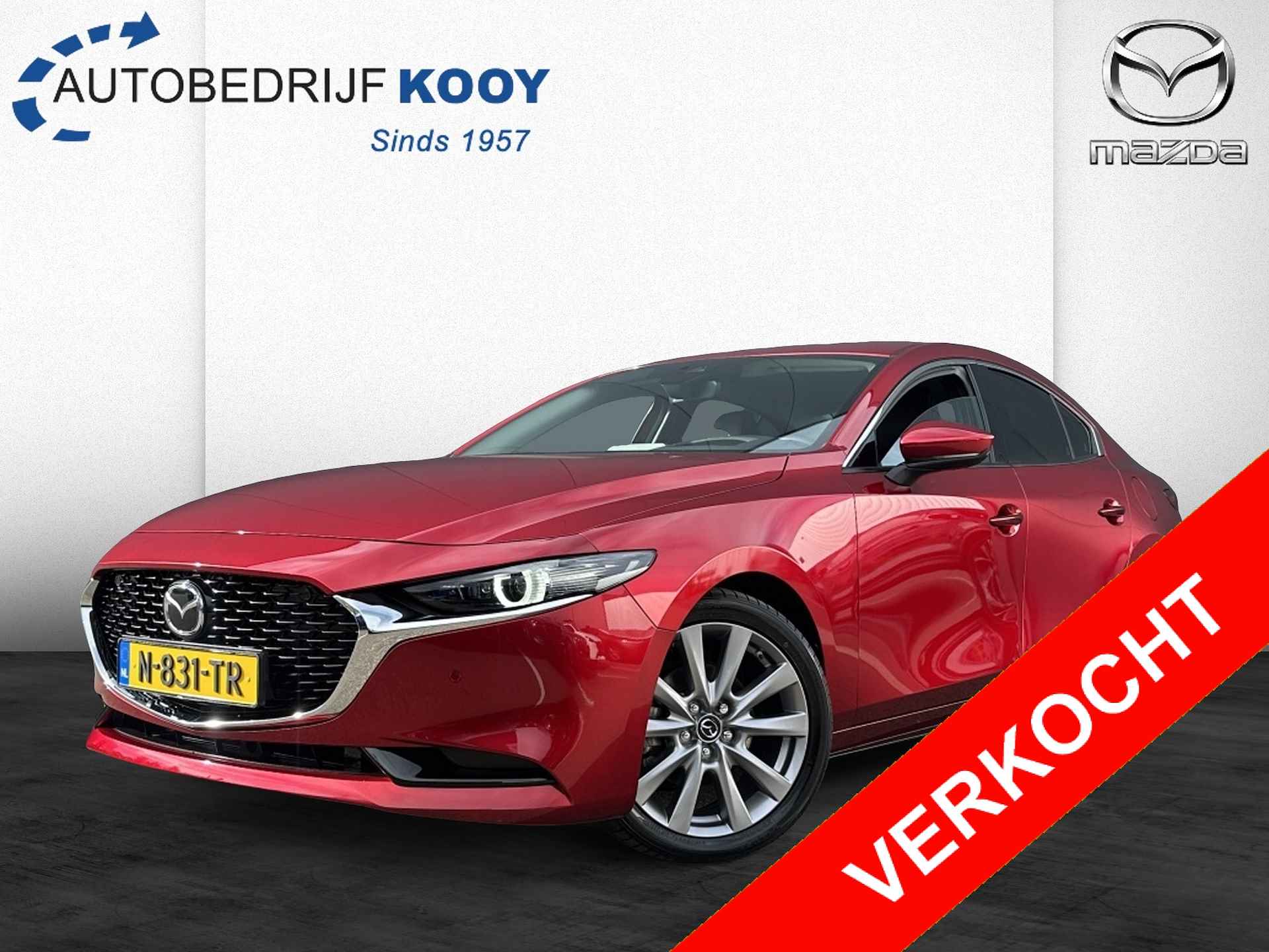 Mazda 3 2.0 eSkyActiv-G 122PK Luxury | NL auto | Lage km stand - 1/34