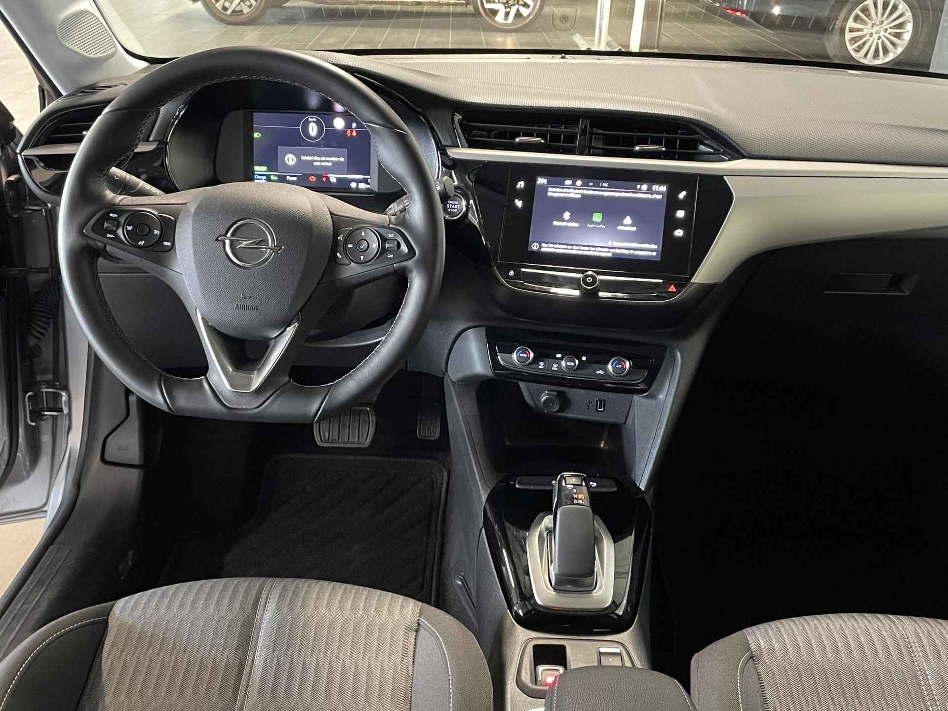 Opel Corsa-e Edition 50 kWh | Navigatie via App | Climate control | Cruise control | Carplay | Zwart dak | DAB | PDC | 14.000km! - 5/26