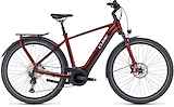 CUBE TOURING HYBRID EXC 625 RED/WHITE Heren Red/white L 58cm L 2024