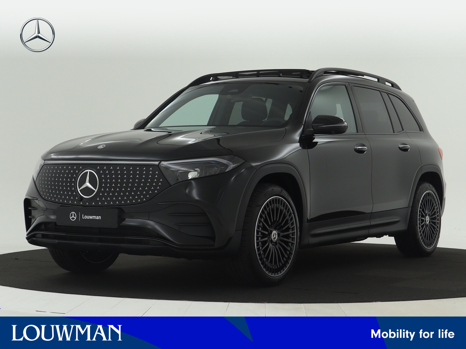 Mercedes-Benz EQB 250+ AMG Line 7p. 71 kWh | Nightpakket | Rijassistentiepakket | Premium pakket | Parkeerpakket met 360°-camera | GUARD 360° Voertuigbescherming Plus | 	KEYLESS-GO comfort pakket | EASY PACK achterklep |