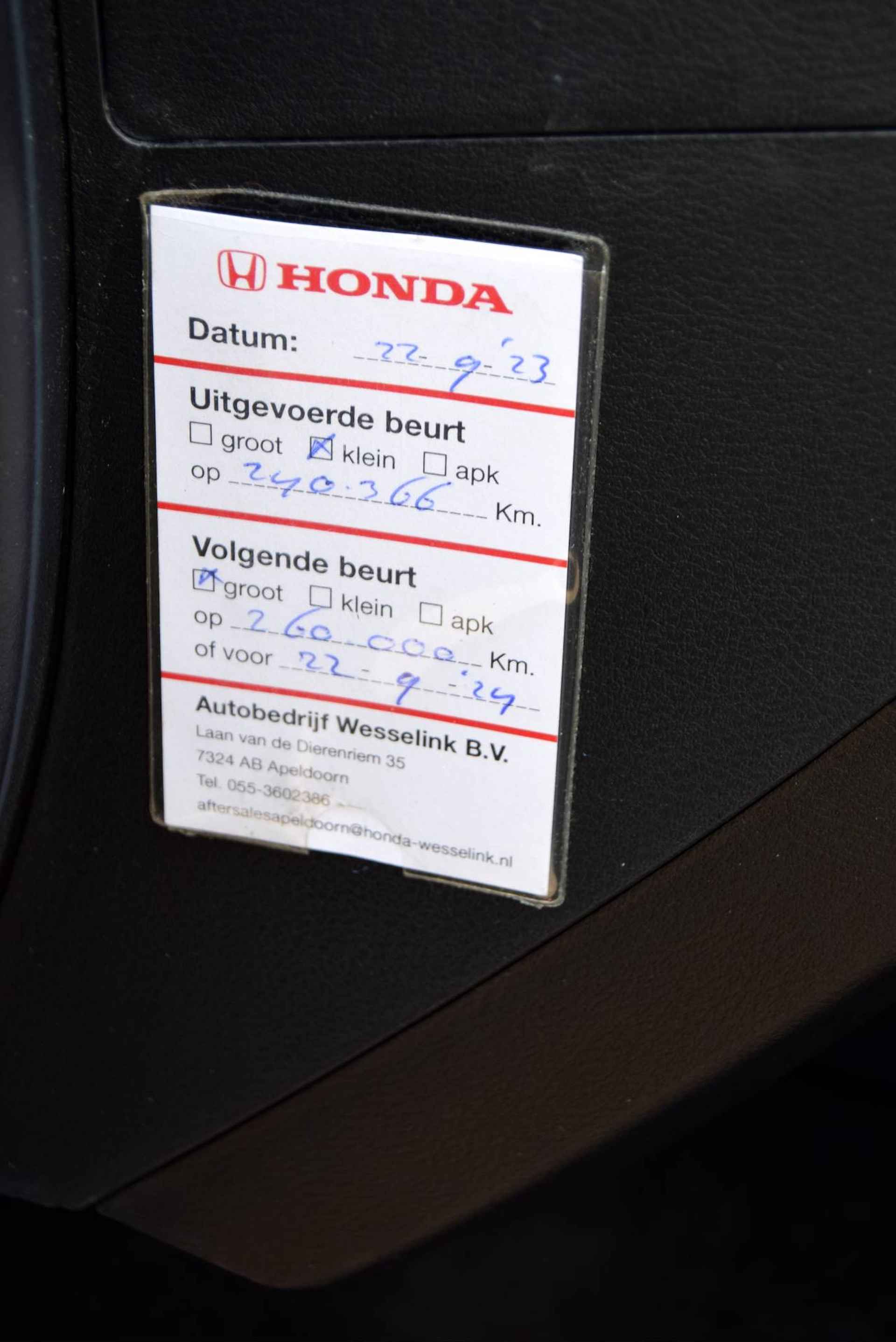 Honda Accord 2.4i Executive Automaat 1e eigenaar, geheel dealer onderhouden - 37/42