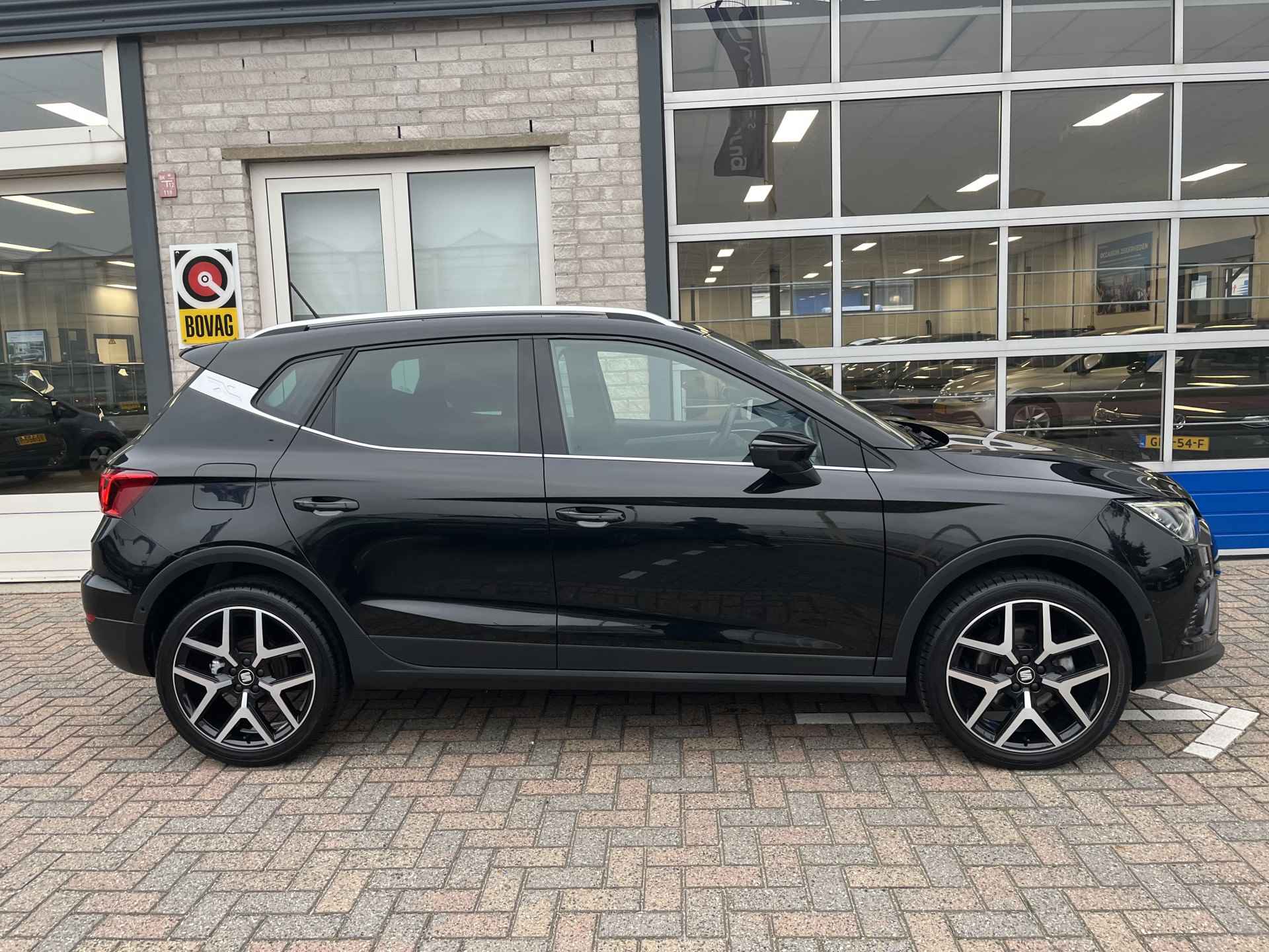 SEAT Arona 1.0 TSI FR / AUTOMAAT/ BEATS AUDIO/ 18'' LMV/ CAMERA/ PARK. SENSOREN/ LED/ DODE HOEK/ KEYLESS/ VIRTUAL COCKPIT/ STOEL VERWARM./ ADAPT. CRUISE/ APP CONNECT/ NAVI/ CLIMA/ DAB/ - 38/42