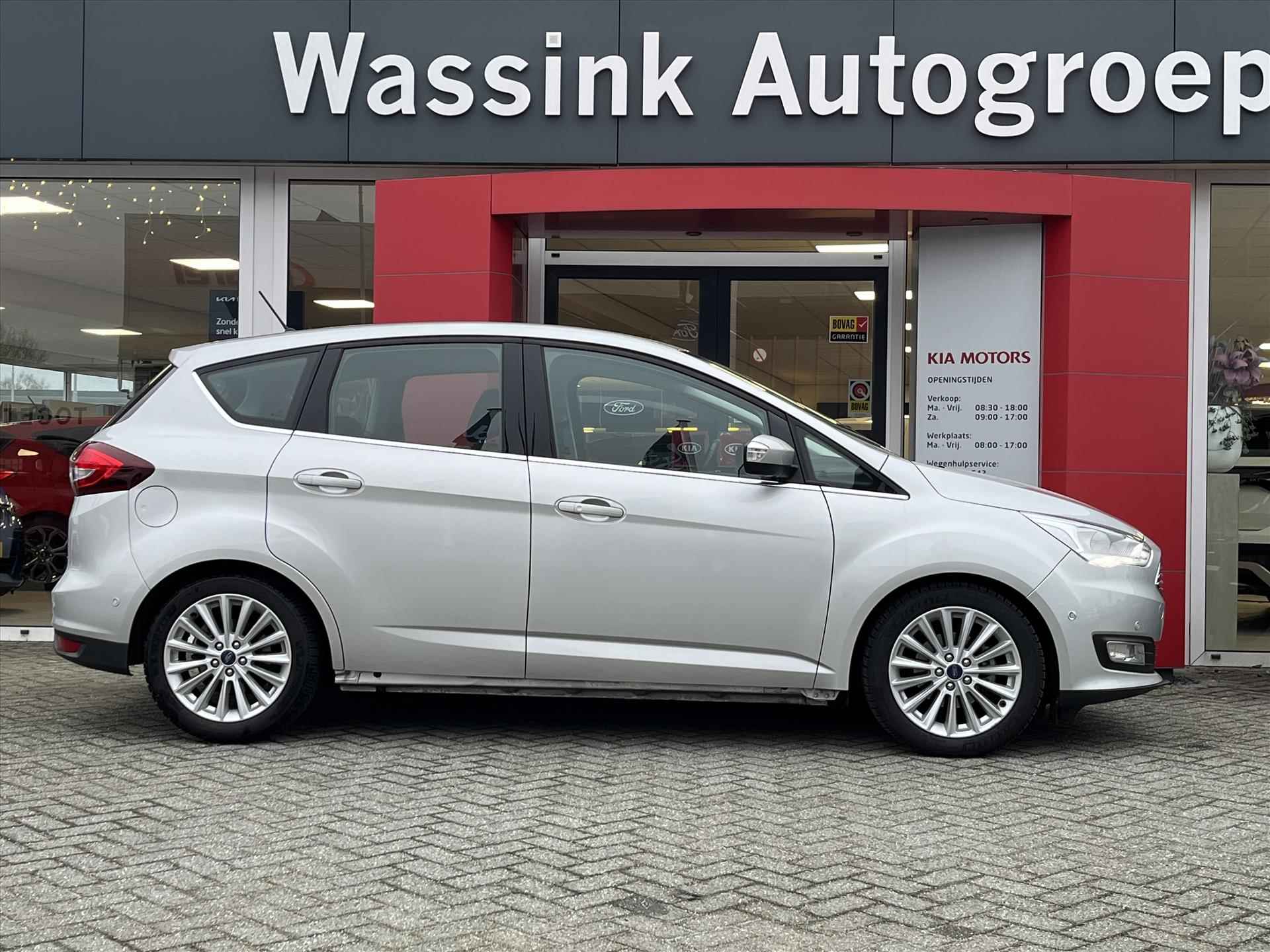 Ford C-Max 1.0 EcoBoost 125pk Titanium | Climatronic | Parkeersensoren voor / achter | Navigatie | - 16/27