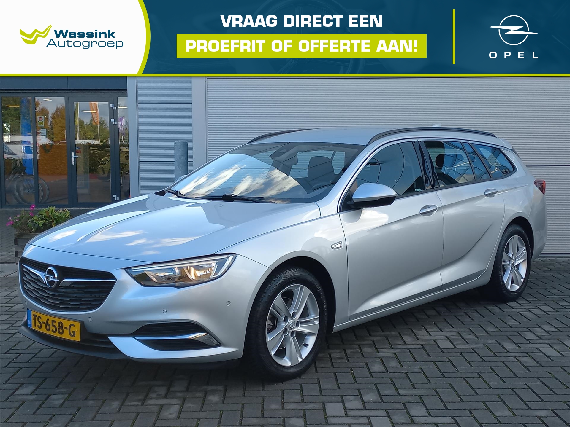 Opel Insignia Sports Tourer 1.5T EDITION | Airconditioning | Navigatie | Camera | Trekhaak (1405kg) | LM-velgen | All season banden