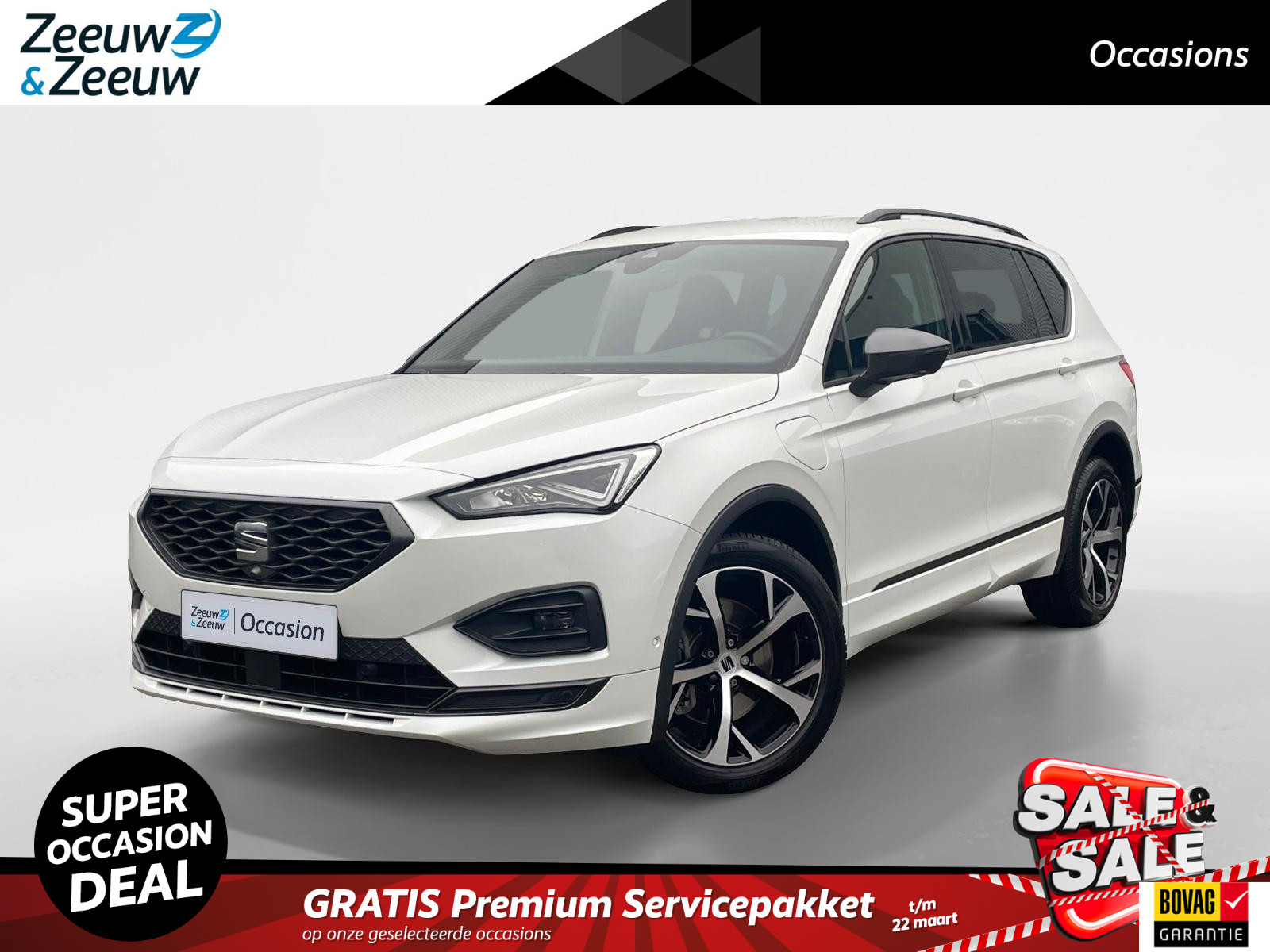 SEAT Tarraco 1.4 TSI e-Hybrid PHEV FR | Elektrische trekhaak | Elektrisch verstelbare bestuurdersstoel | Stoel-en Stuurverwarming | Achteruitrijcamera |