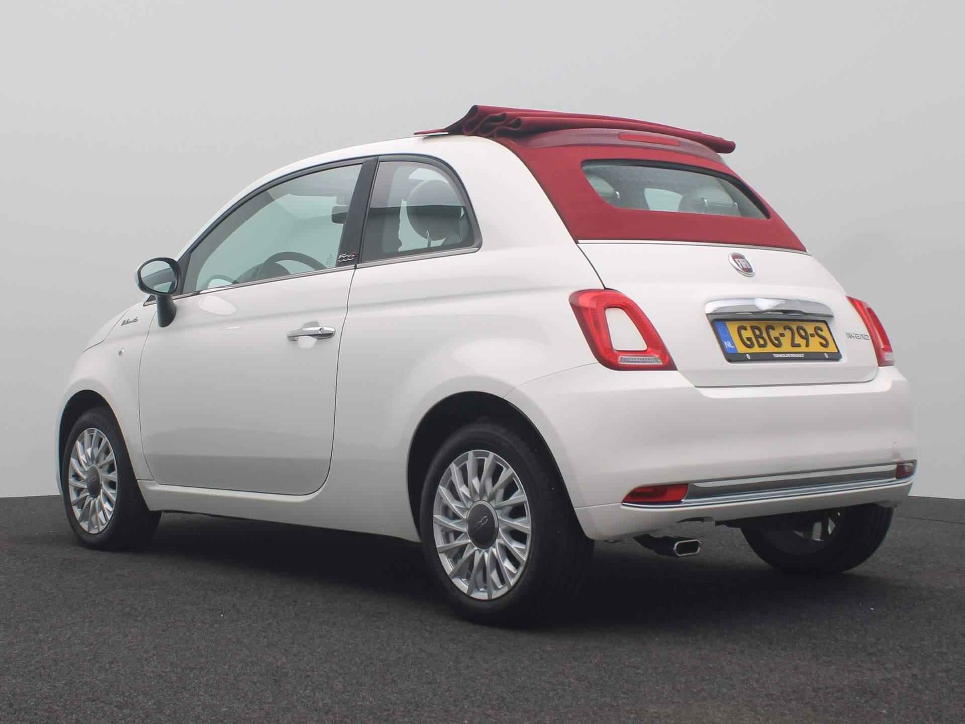 Fiat 500C 1.0 Hybrid Dolcevita | Rood Dak | Airco | Lichtmetaal | - 3/42