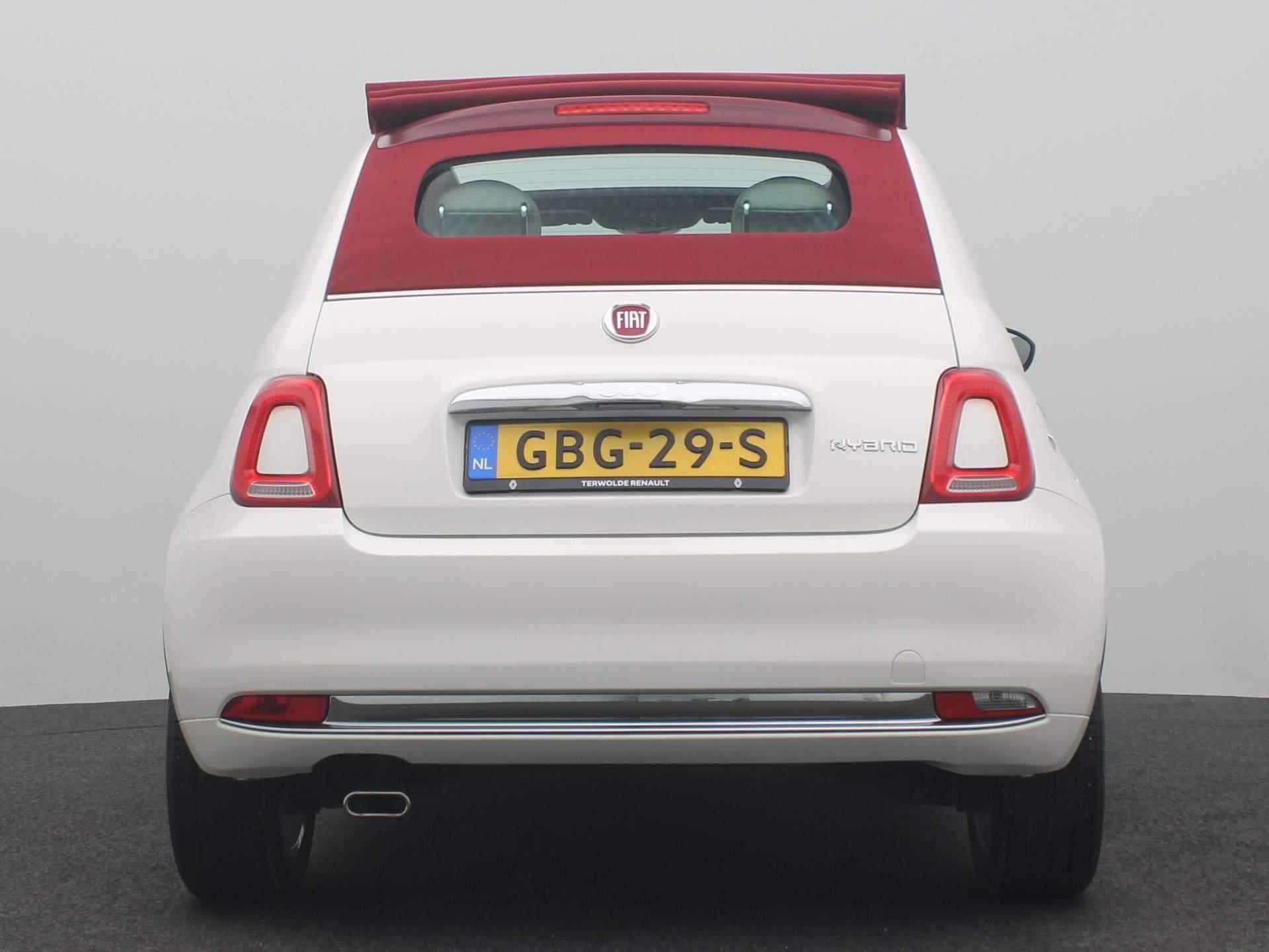 Fiat 500C 1.0 Hybrid Dolcevita | Rood Dak | Airco | Lichtmetaal | - 4/42