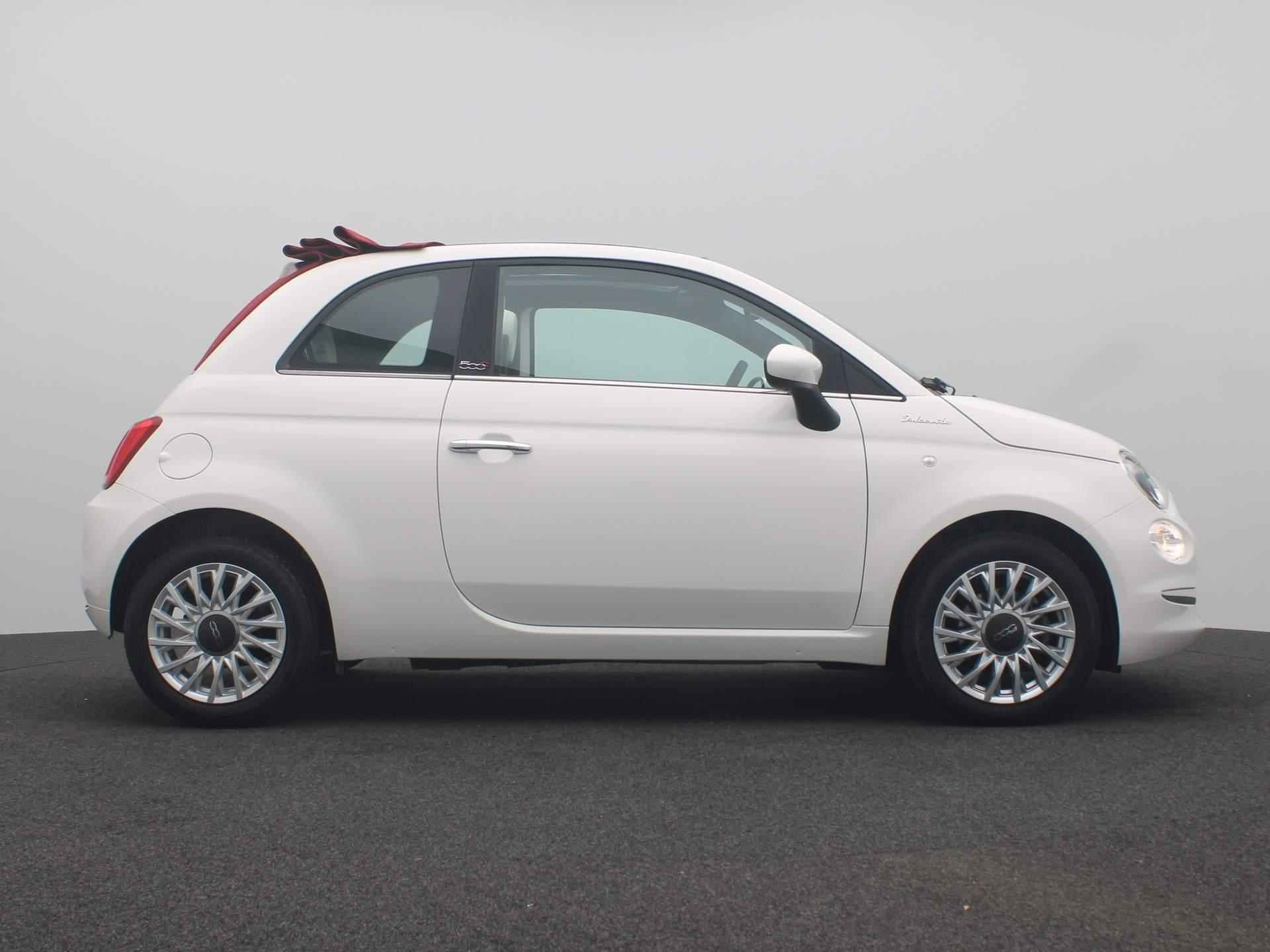 Fiat 500C 1.0 Hybrid Dolcevita | Rood Dak | Airco | Lichtmetaal | - 6/42