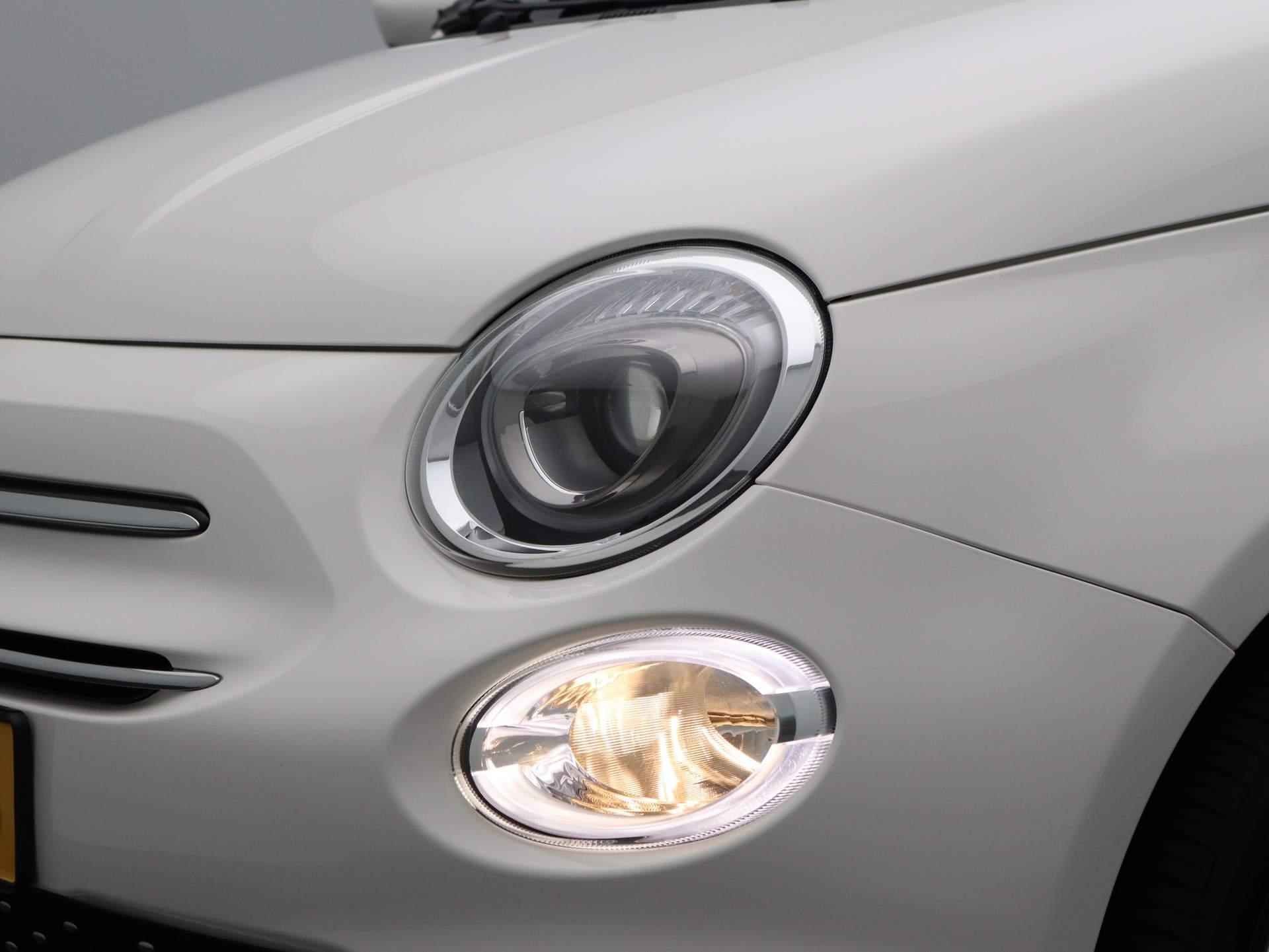 Fiat 500C 1.0 Hybrid Dolcevita | Rood Dak | Airco | Lichtmetaal | - 16/42