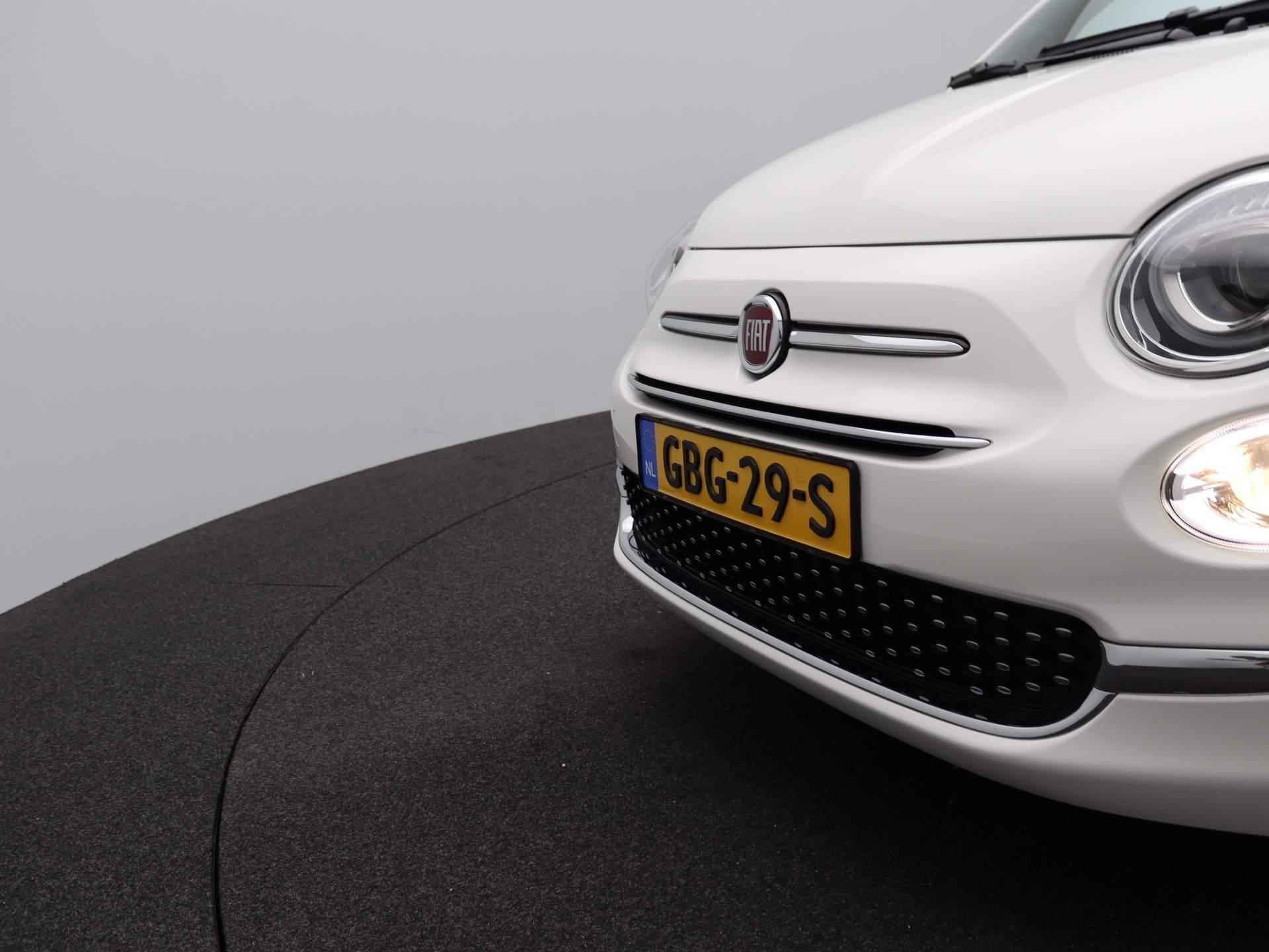 Fiat 500C 1.0 Hybrid Dolcevita | Rood Dak | Airco | Lichtmetaal | - 31/42