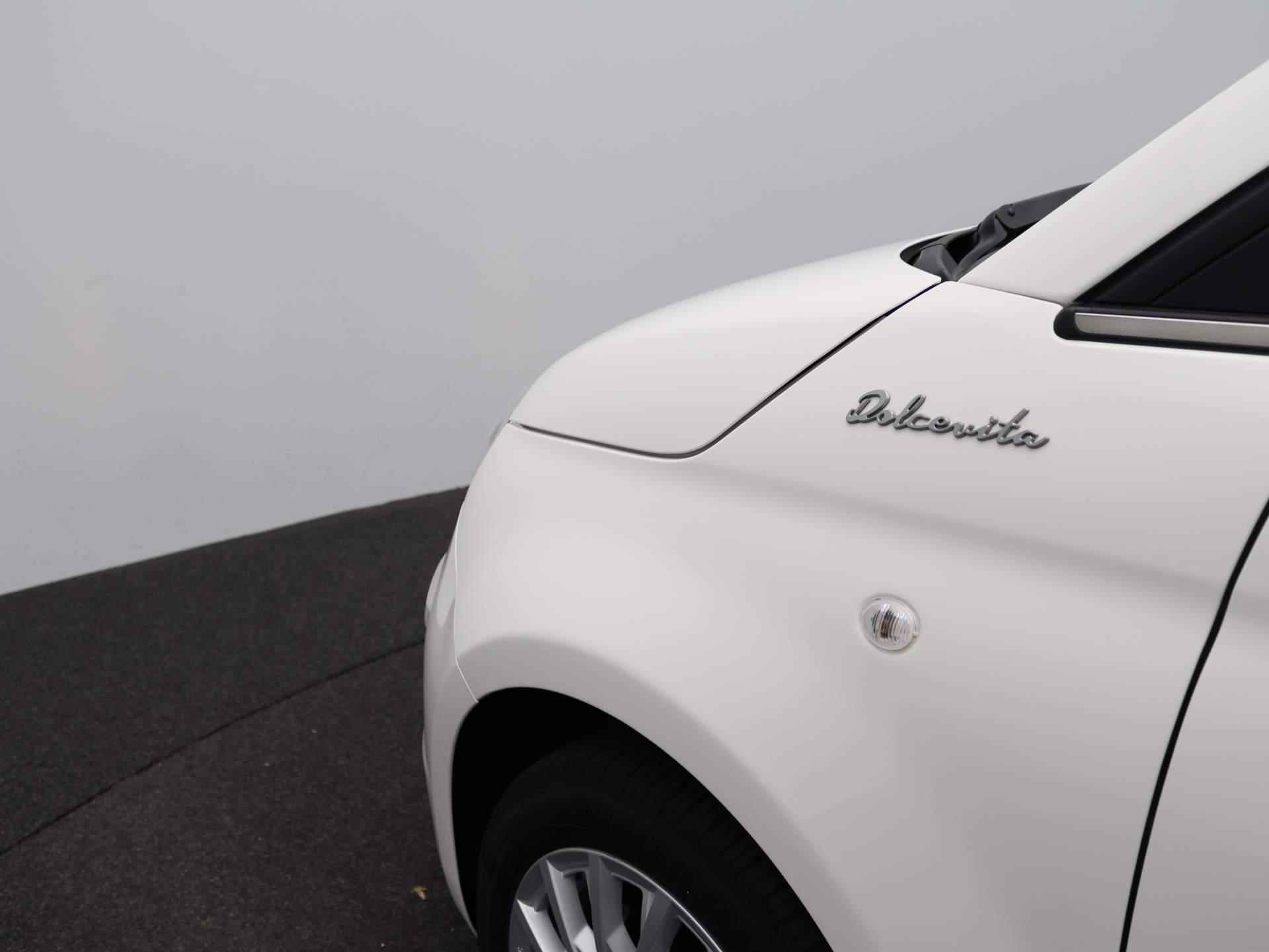 Fiat 500C 1.0 Hybrid Dolcevita | Rood Dak | Airco | Lichtmetaal | - 32/42