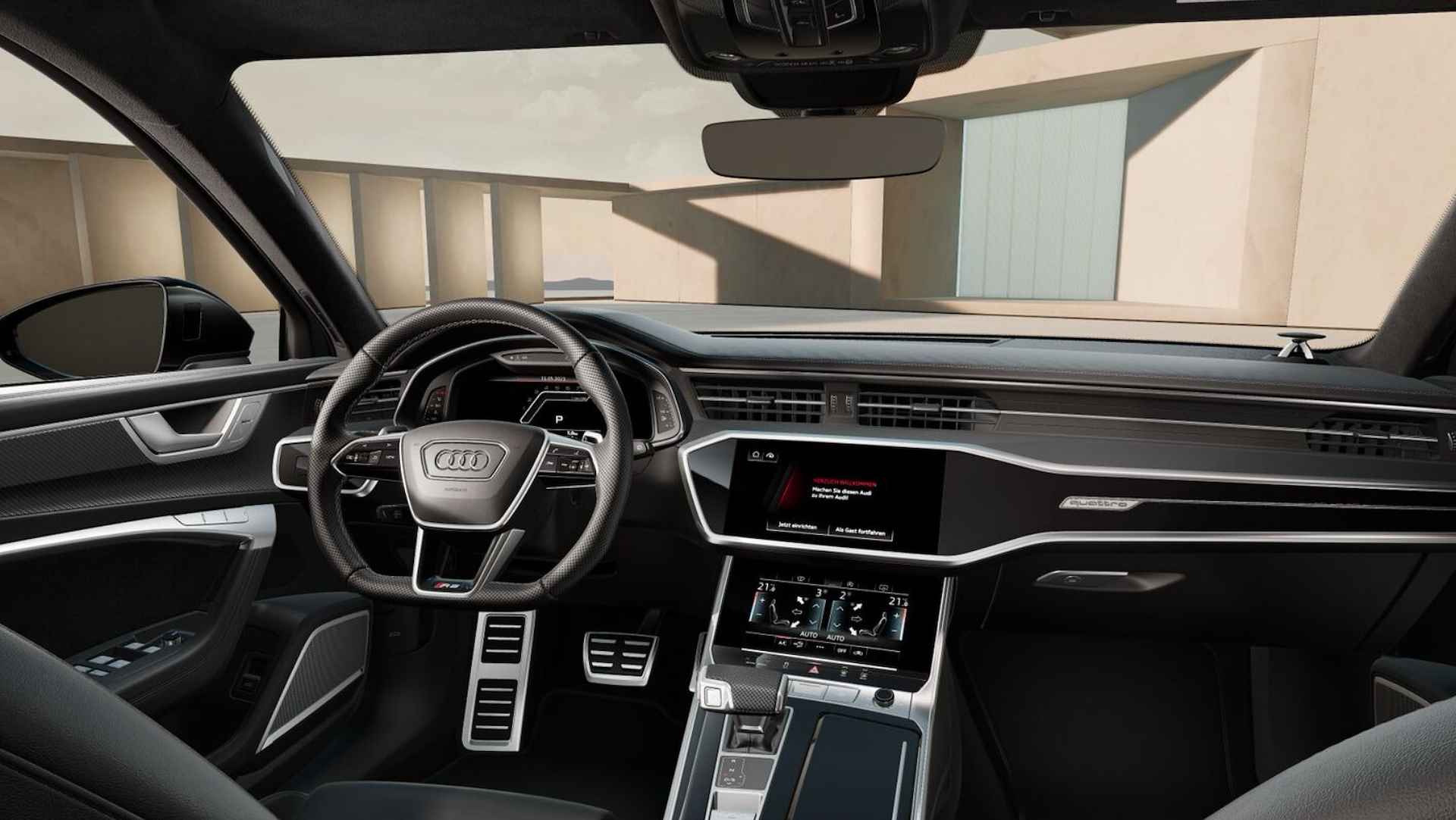 Audi RS6 Avant 4.0 TFSI quattro Dyn+ B&O-high Carbon Pano Caramic HUD Alc-hemel Softclose Stoelvent - 4/42