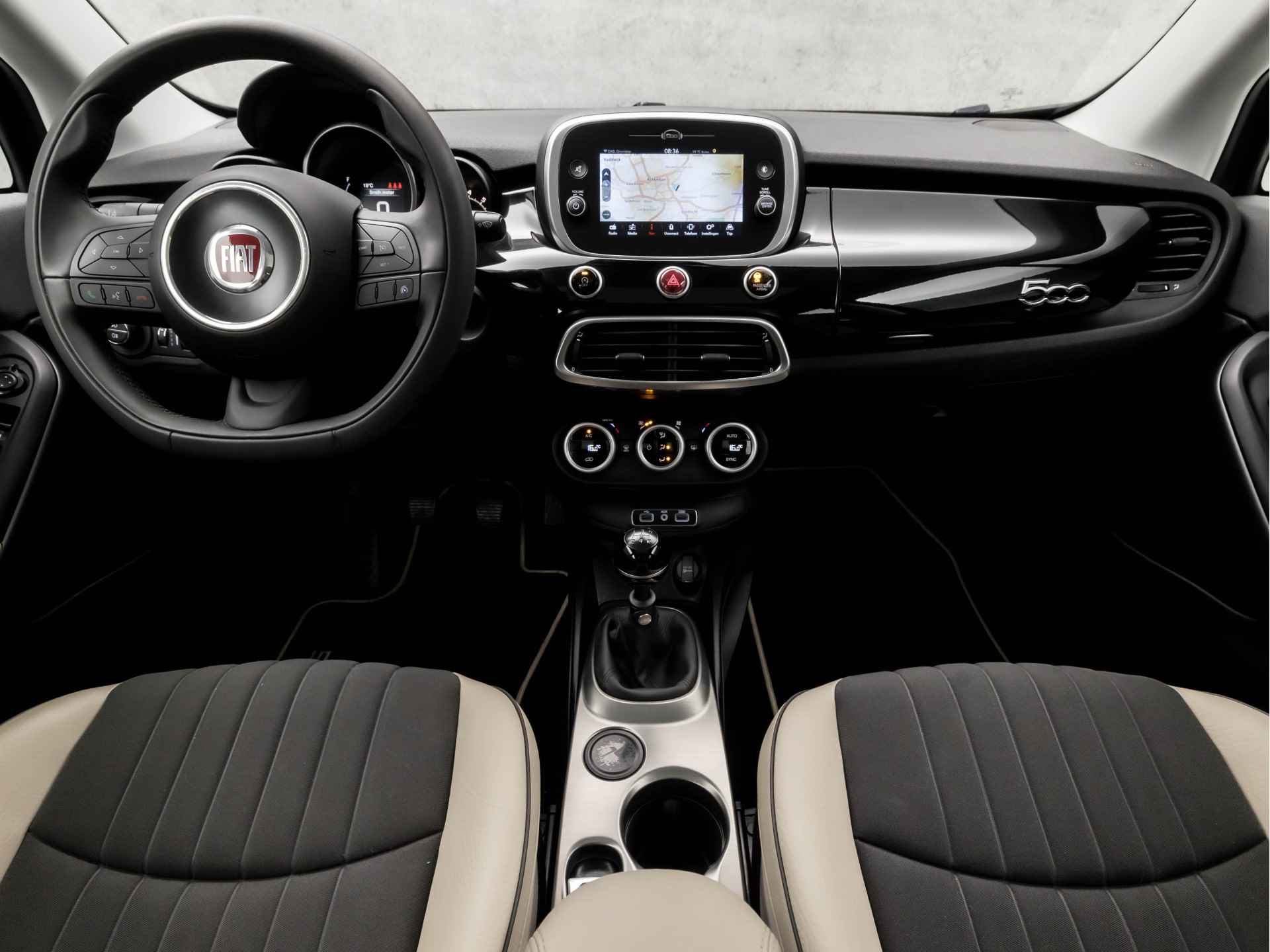 Fiat 500X 1.6 S-Design Sprot (PANORAMADAK, APPLE CARPLAY, GROOT NAVI, CLIMATE, LEDER, SPORTSTOELEN, GETINT GLAS, PARKEERSENSOREN, CRUISE, ELEK PAKKET, NIEUWSTAAT) - 6/35