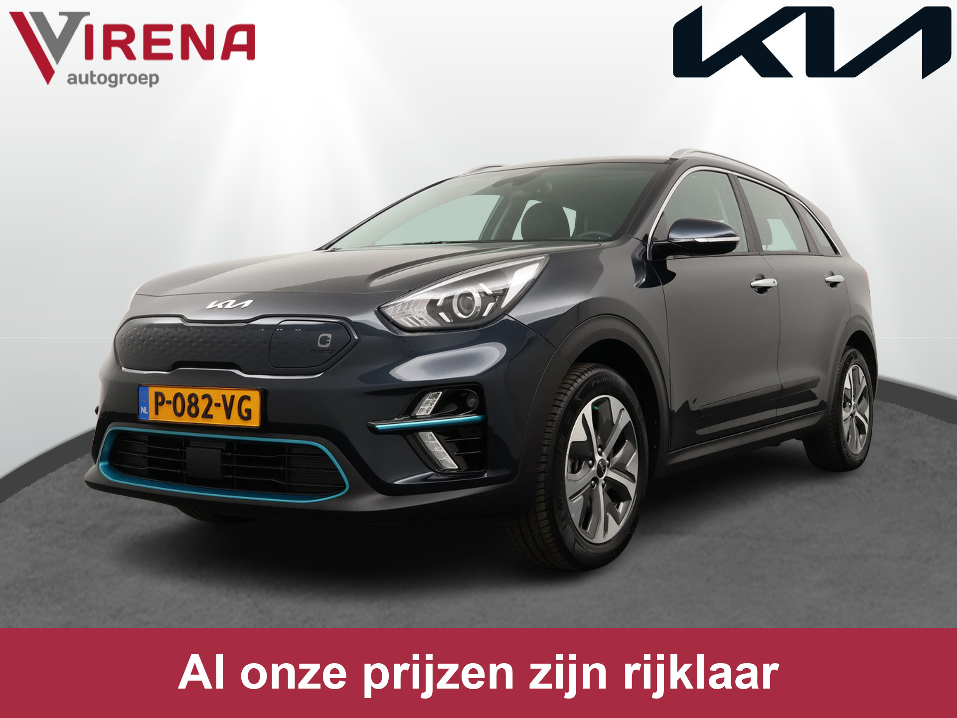 Kia e-Niro DynamicLine 64 kWh *€2000 Subsidie beschikbaar* - Navigatie - Camera - Airco - Cruise Control Adaptief - Stoel-/Stuurverwarming - Fabrieksgarantie t/m 06-2029