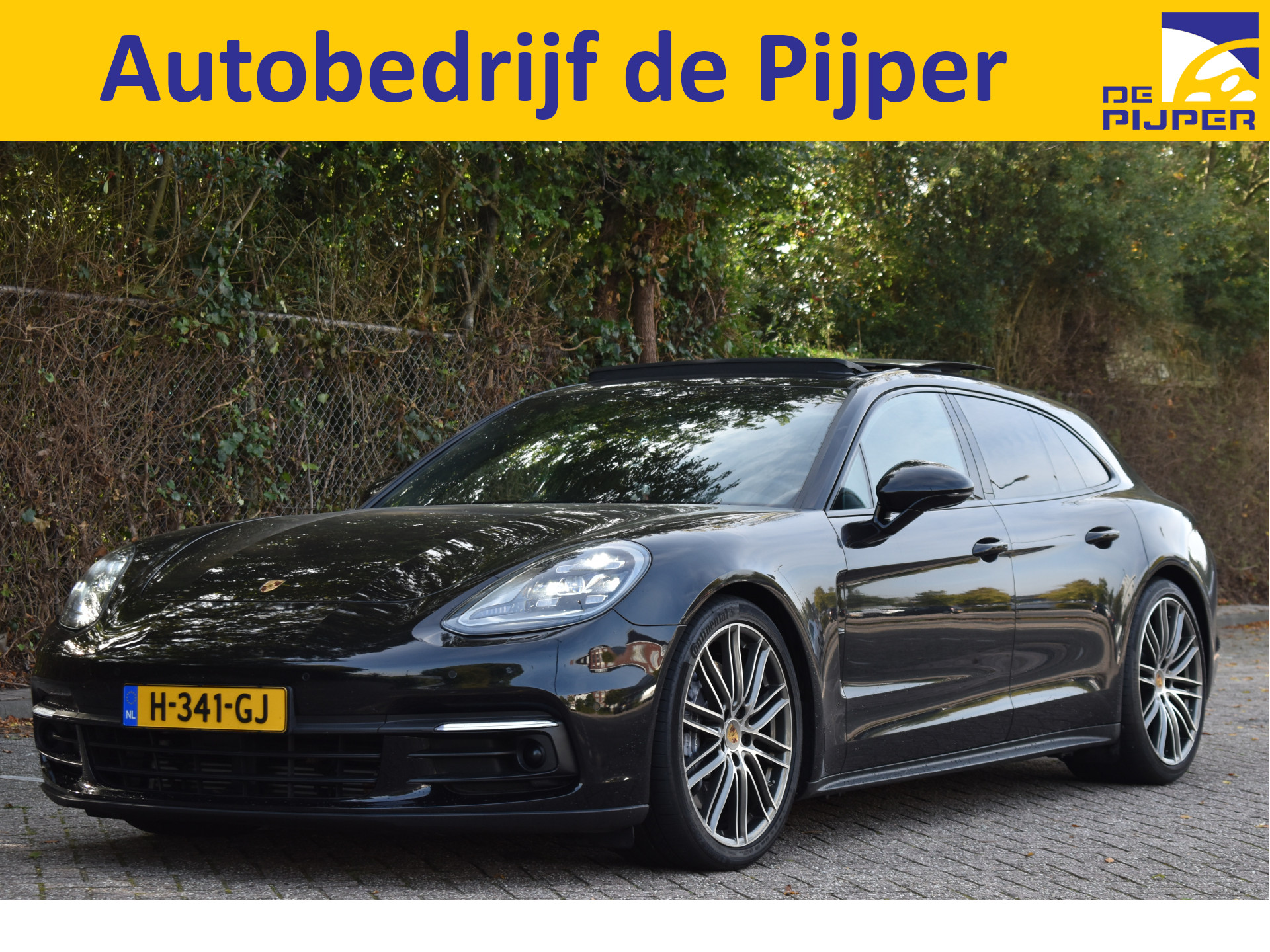Porsche Panamera 4 Sport Turismo 3.0 | 331 pk | Open dak | Camera | Keyless | Luchtvering | Bose | Full LED | 21" bij viaBOVAG.nl