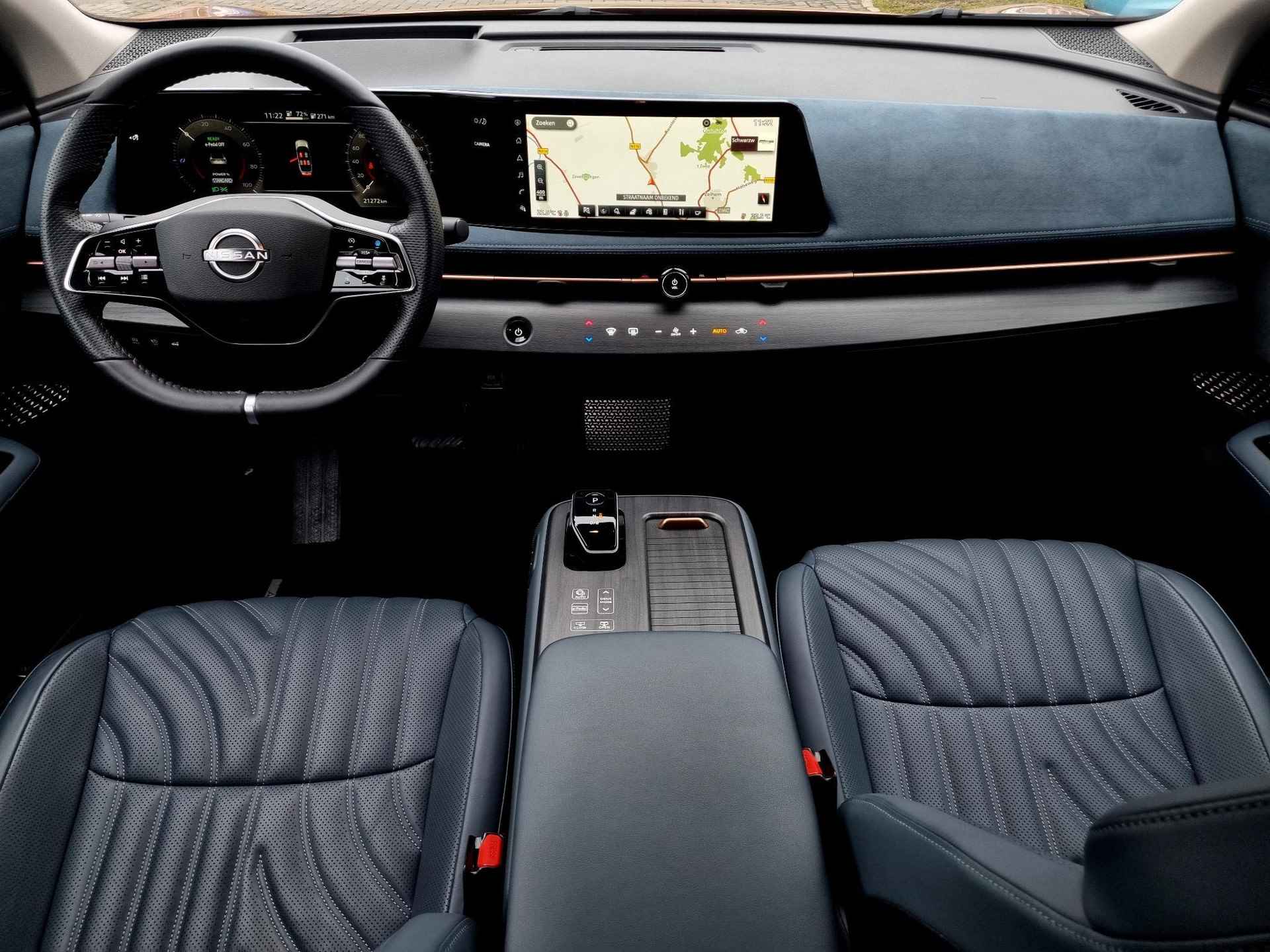 Nissan Ariya e-4ORCE Evolve+ 87 kWh 4WD Automaat / Schuif-/Kanteldak / 3 Fase / CCS Snelladen / Lederen Bekleding / HUD / BOSE - 2/61