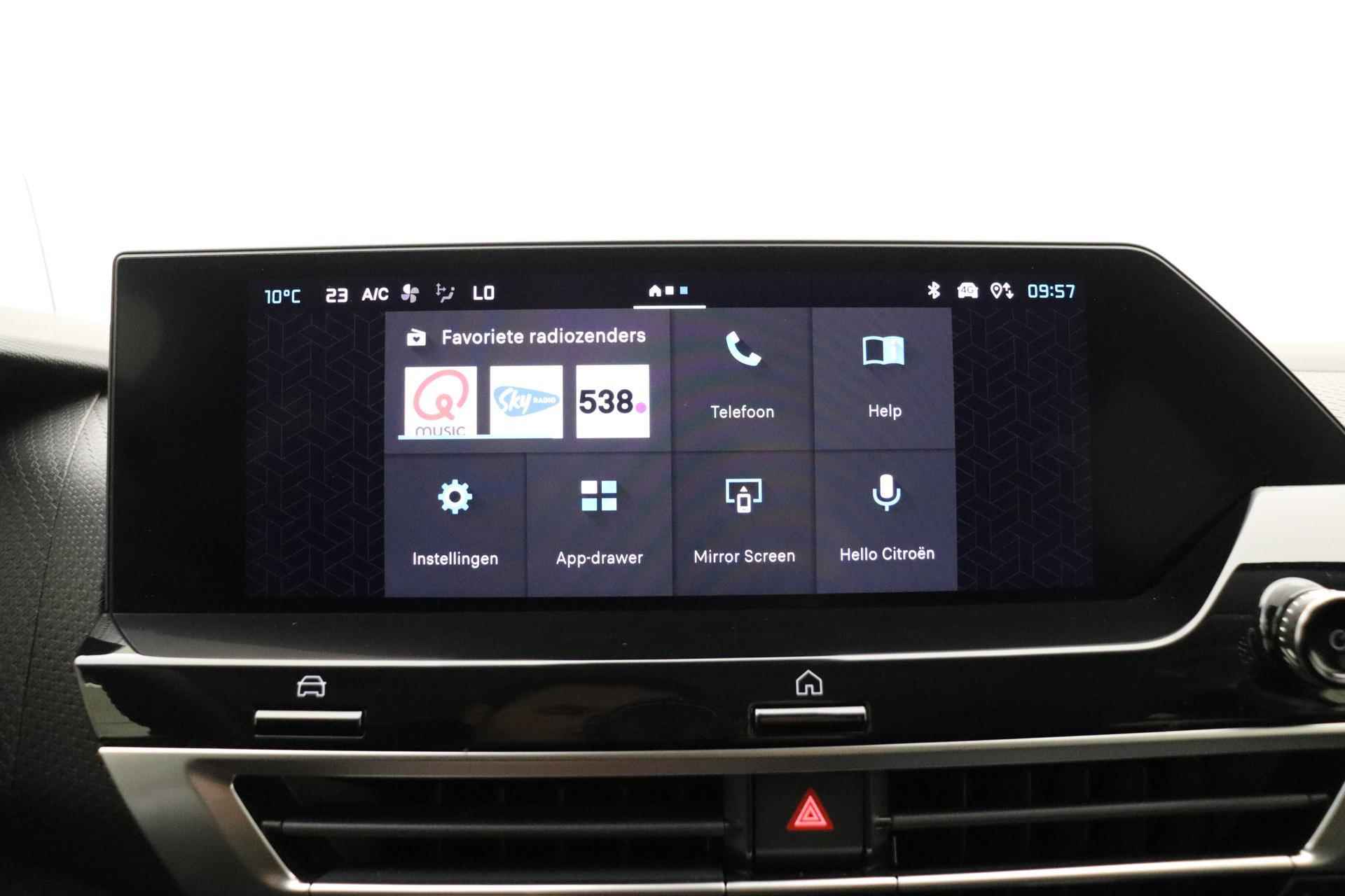 Citroen C4 1.2 Puretech Max 130 Pk | Navigatie | Camera | Lichtmetalen velgen | Half leder | Keyless | Cruis control | Climate control - 24/36