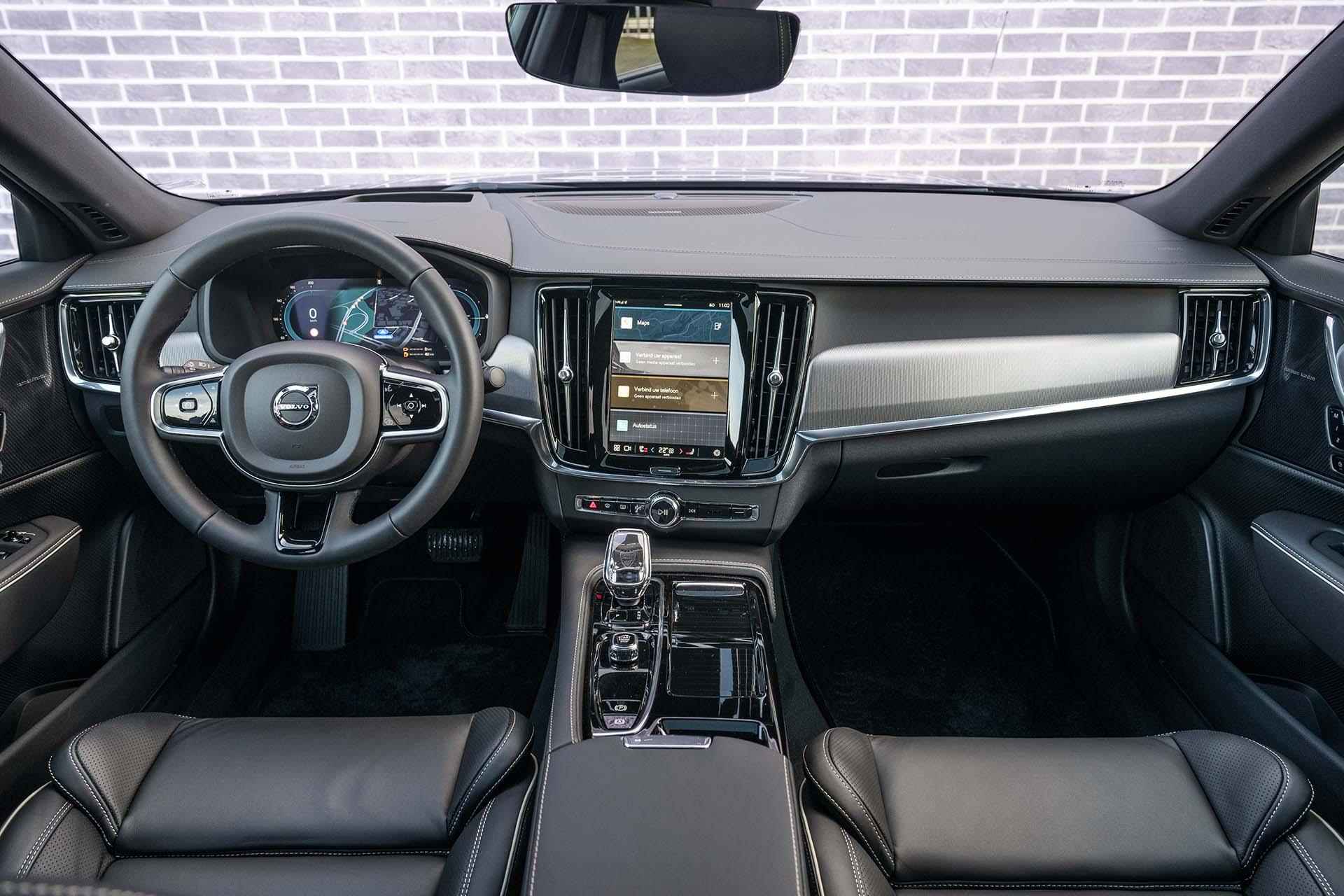 Volvo S90 T8 AWD Ultimate Dark Long Range - Direct uit voorraad leverbaar! - | Black Edition | Nappa leder bekleding | Rondomzicht camera | Head-up Display | Schuif/kanteldak - 21/41