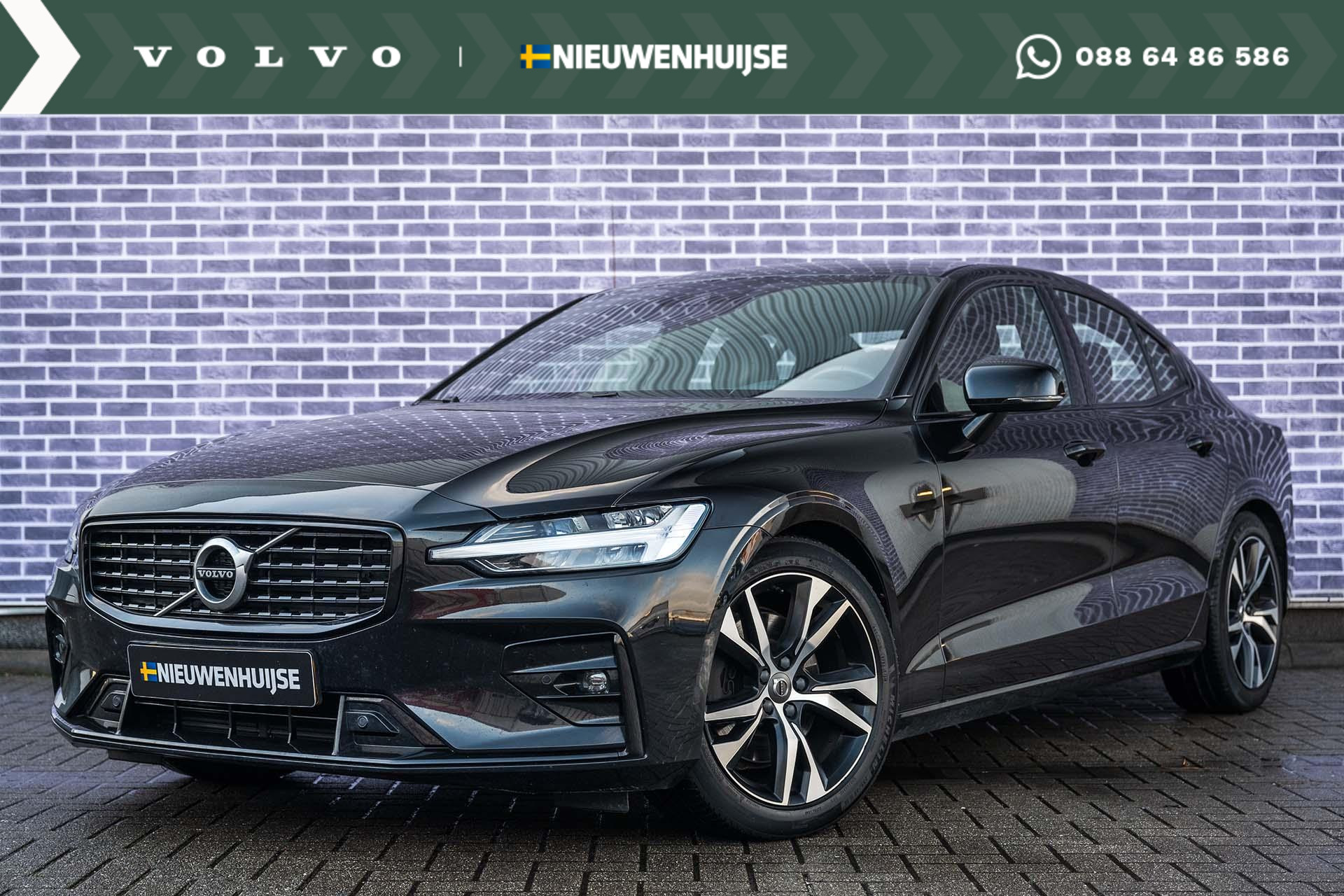 Volvo S60 B3 Automaat R-Design | Adaptieve Cruise Control | Achteruitrij Camera | Geheugen bestuurdersstoel | Park assist voor en achter