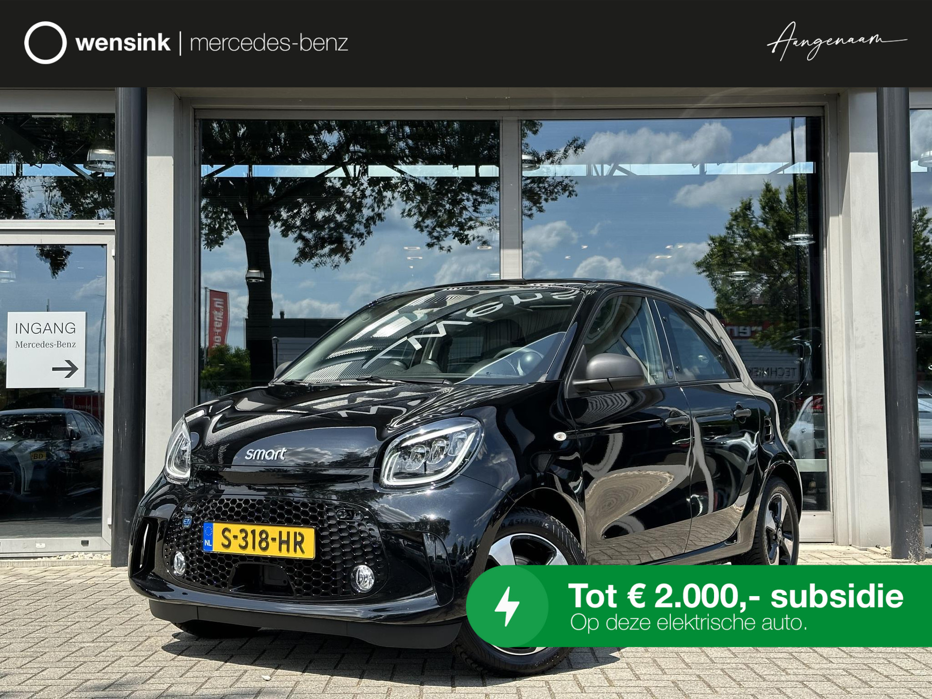 smart forfour electric drive passion | Plus Pack | 2.000 Subsidie | Winter Pack | Panoramadak | Achteruitrijcamera bij viaBOVAG.nl