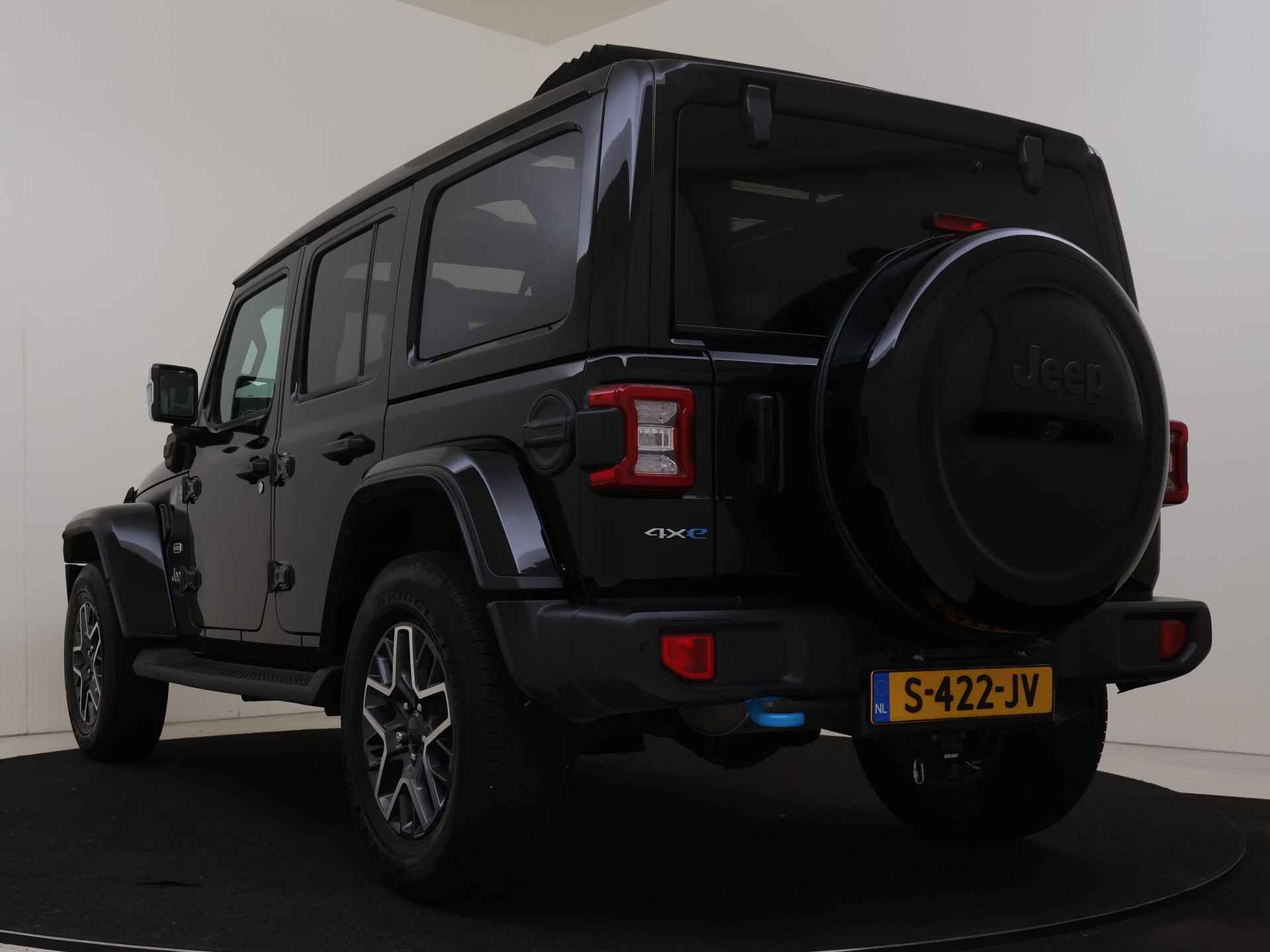 Jeep Wrangler Unlimited 4xe 380PK Sahara Leder Interieur | 4 X 4 | Trekhaak | Parkeerhulp | Cabrio soft top - 5/39