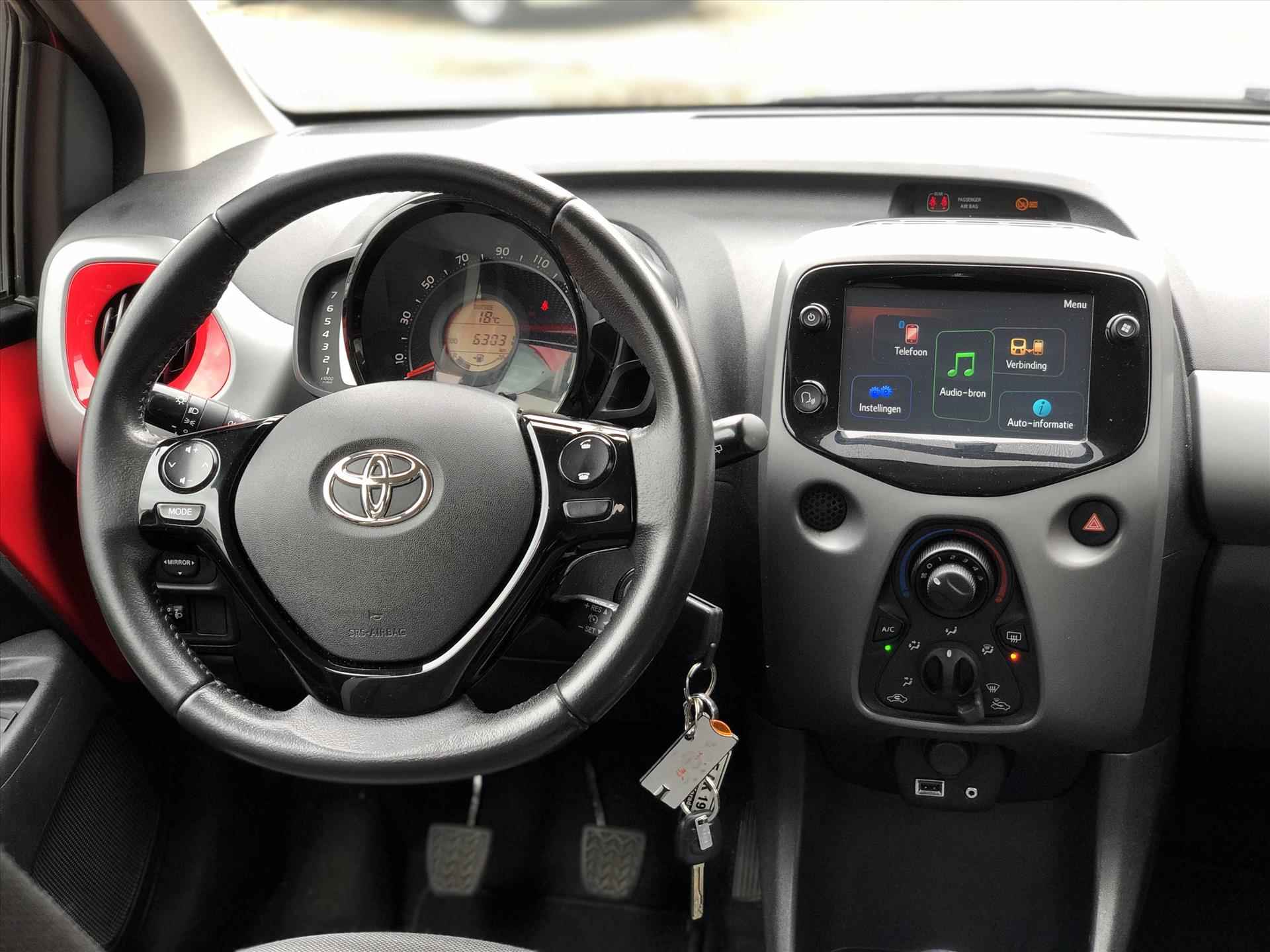 Toyota Aygo 1.0 VVT-i 5D x-joy | Apple CarPlay/Android Auto, Lichtmetalen velgen, Parkeercamera, Stuurbediening, Snelheidsbegrenzer - 15/31
