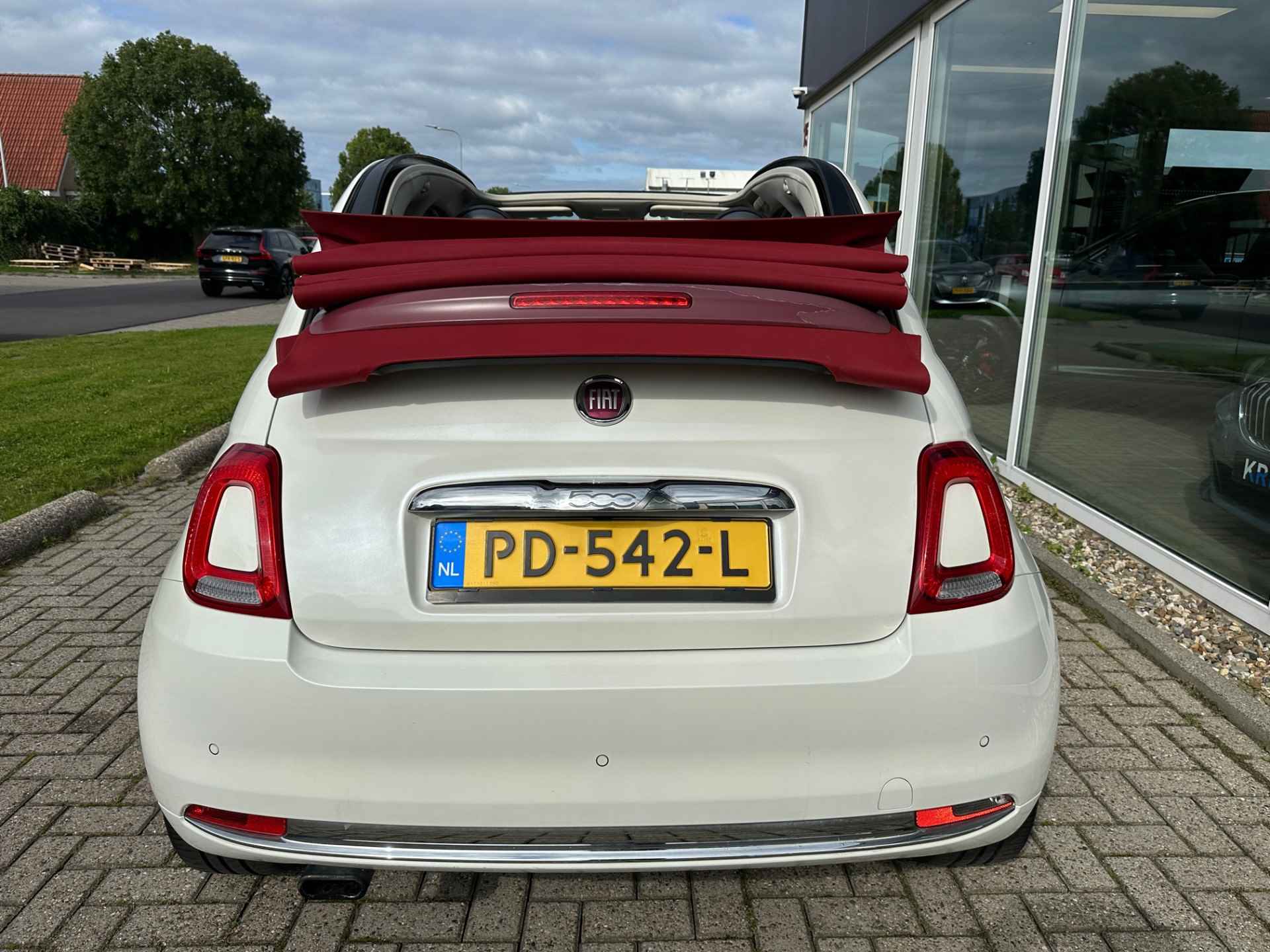 Fiat 500C 0.9 TwinAir Turbo Lounge Parelmoer - 8/27