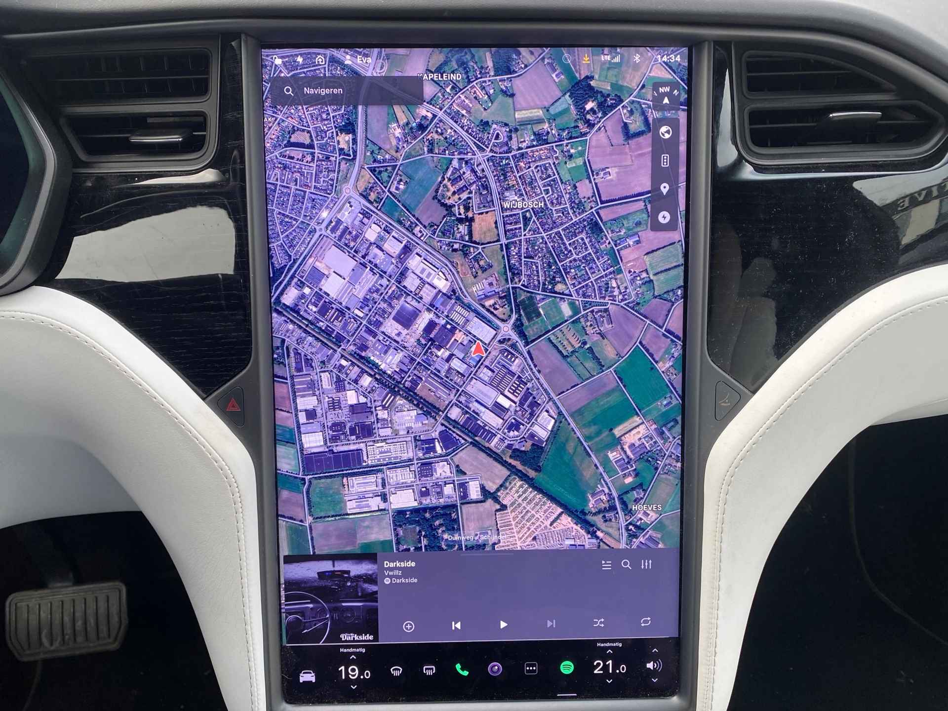 Tesla Model X Long Range 100Kwh 5pl RAVEN TOPSTAAT! | RIJKLAARPRIJS incl. 12mnd Bovag en resterende fabr. garantie Tesla - 22/29