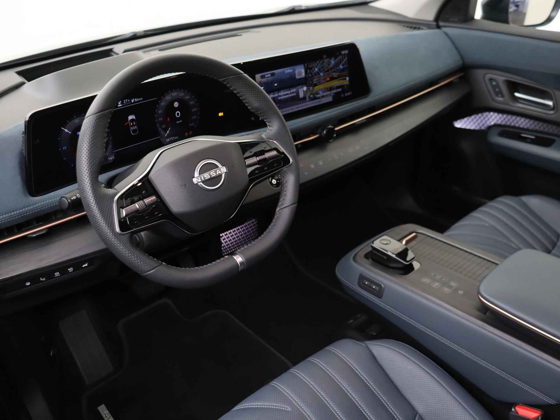 Nissan Ariya Evolve 66 kWh | Premium Leder | Stoelverwarming & -ventilatie | Glazen Schuif/kanteldak | ProPILOT | 360-graden Camera | Full-Map Navigatie | Apple Carplay & Android Auto - 5/35
