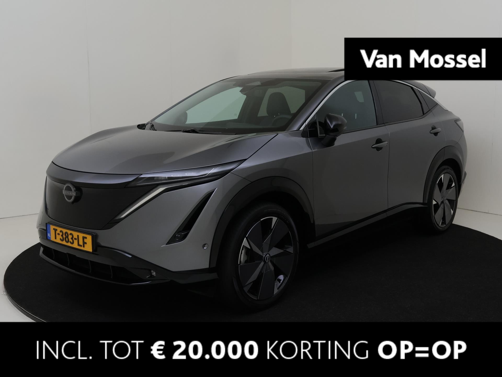 Nissan Ariya Evolve 66 kWh | Premium Leder | Stoelverwarming & -ventilatie | Glazen Schuif/kanteldak | ProPILOT | 360-graden Camera | Full-Map Navigatie | Apple Carplay & Android Auto | inclusief tot €20.000 korting