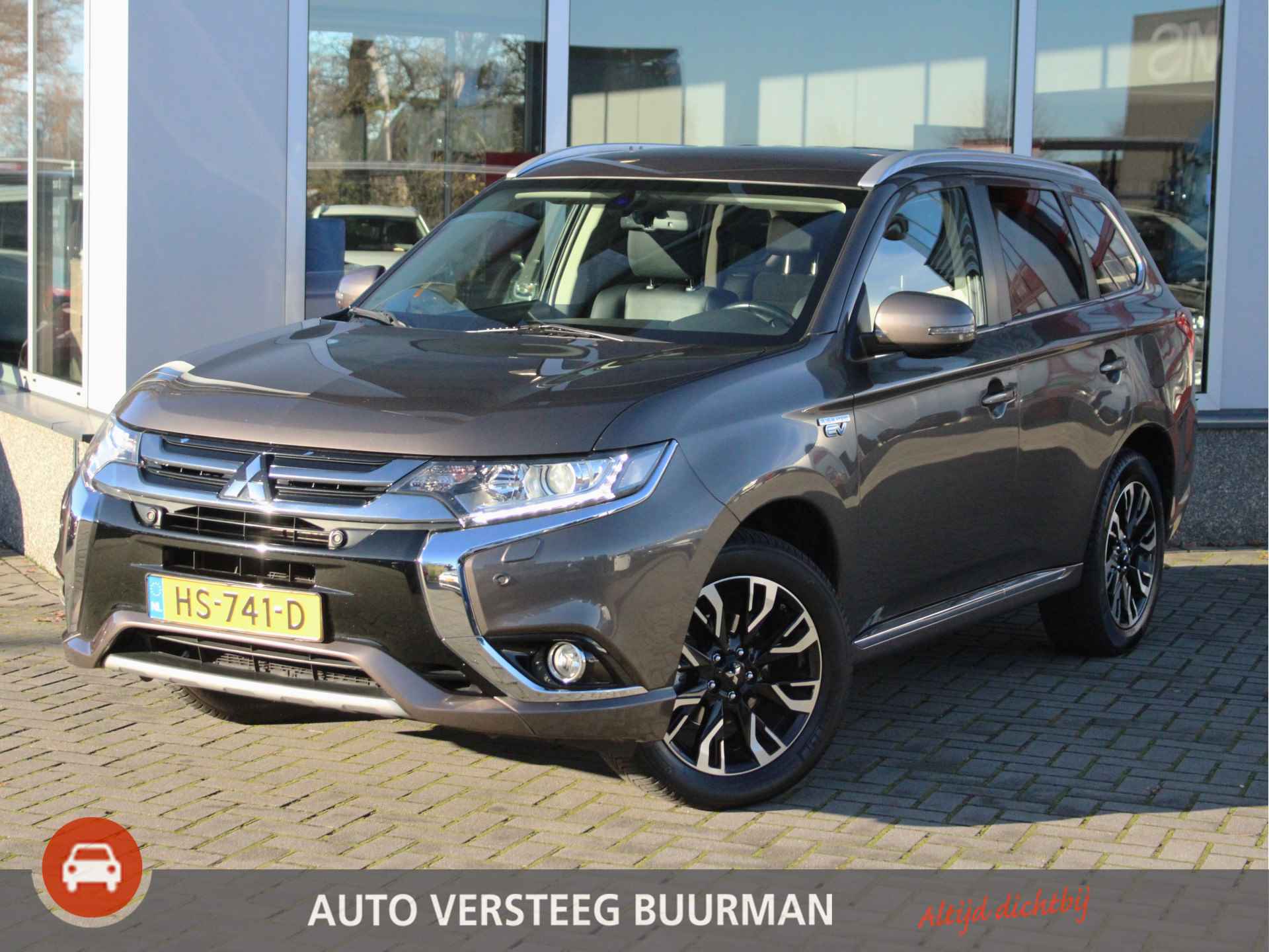 Mitsubishi Outlander 2.0 PHEV Executive Edition Leder/Alcantara Bekleding, Cruise en Climate Control, Keyless Go