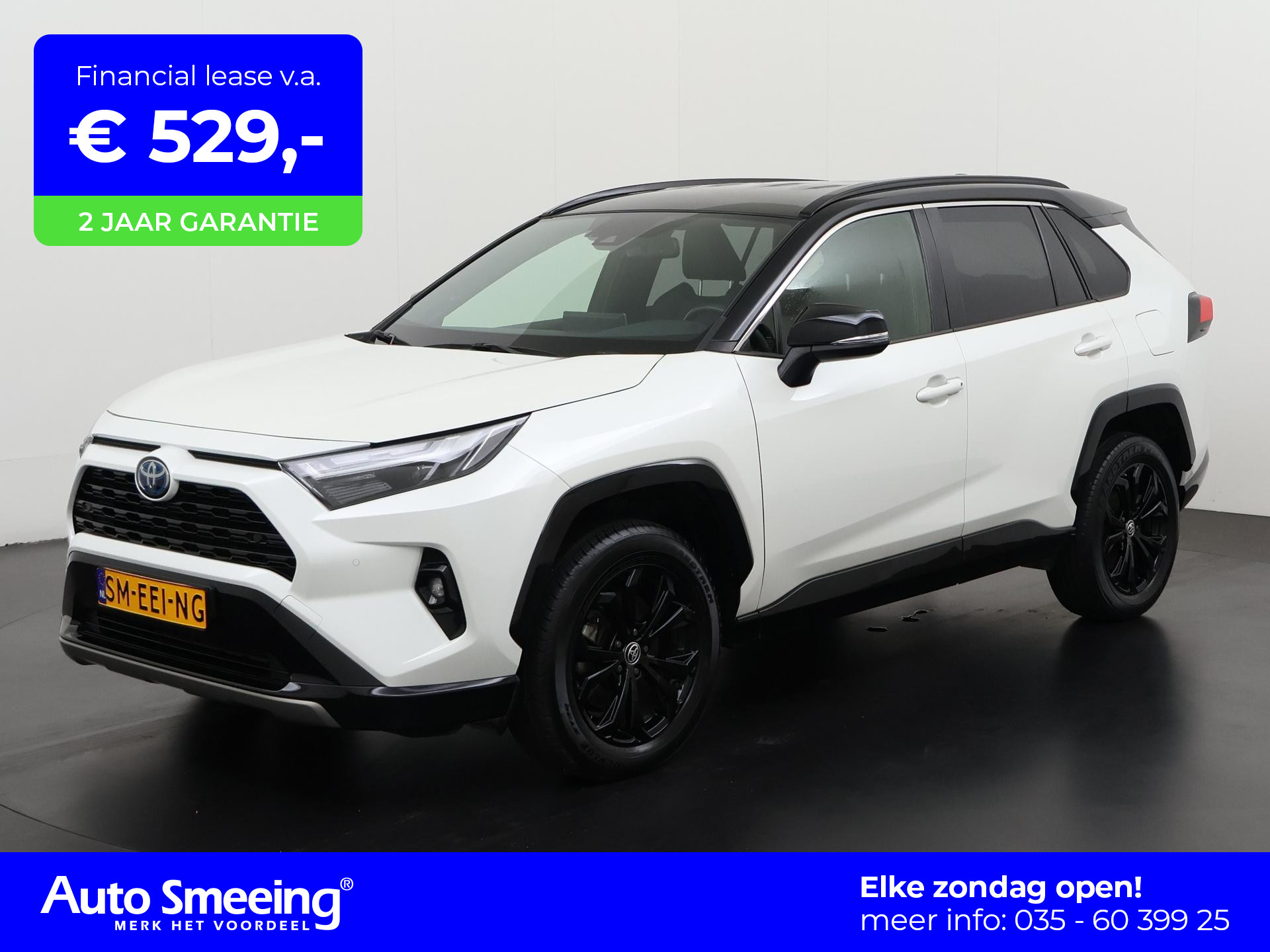 Toyota RAV4 2.5 Hybrid AWD Bi-Tone Facelift | Camera | JBL | Elek stoebed. | Zondag Open!