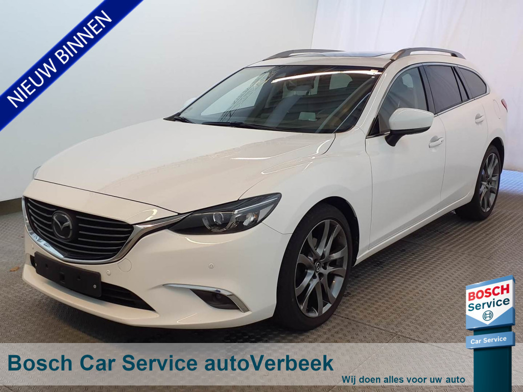 Mazda 6 Sportbreak 2.5 SkyActiv-G 192 GT-M | Schuifdak | Stoel-/Stuurverwarming | Navi | Camera | Leer | El.stoel memory | Bose | Keyless | Apple Carplay & Android Auto