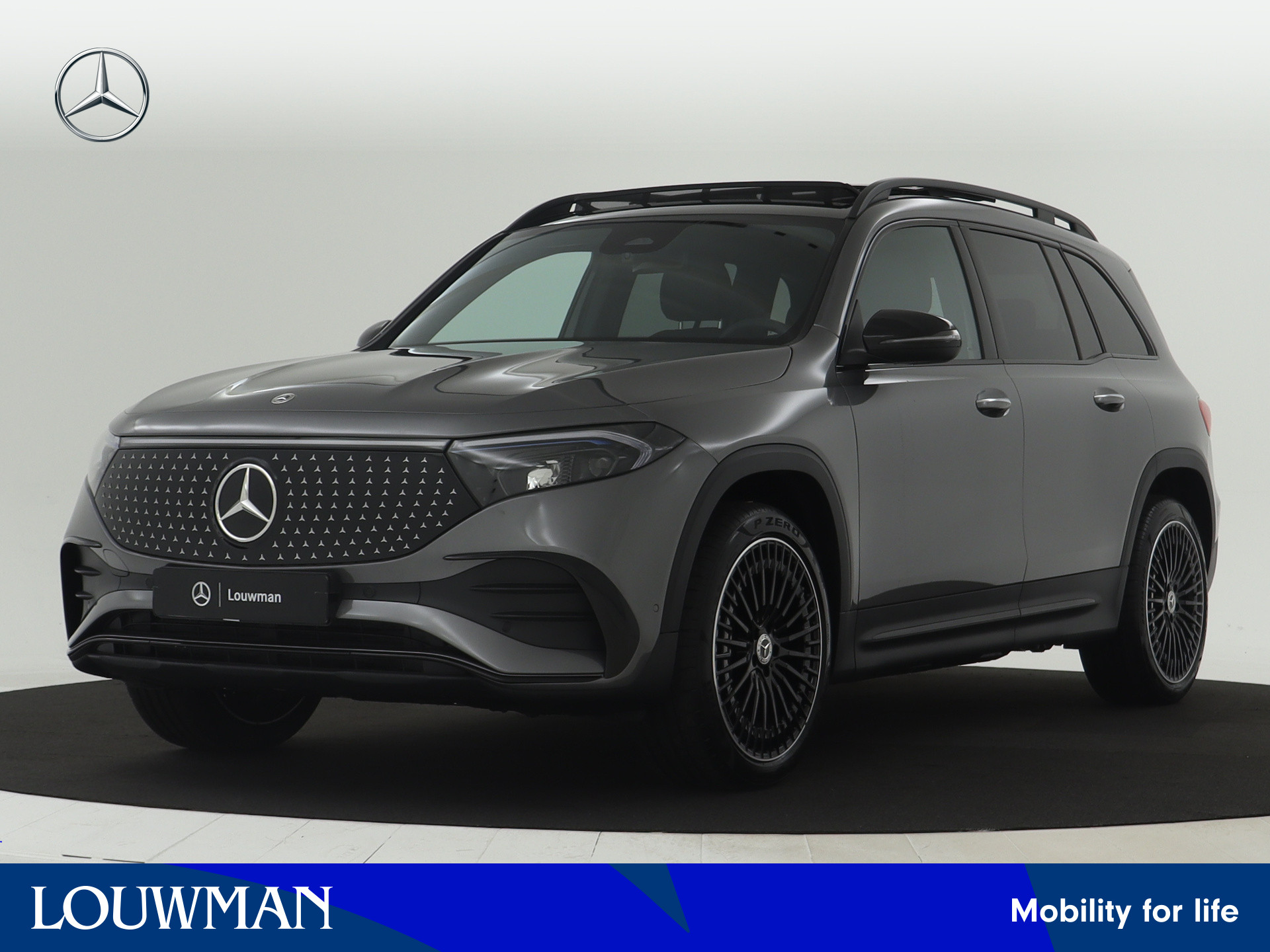 Mercedes-Benz EQB 250+ AMG Line 7p. 71 kWh | Nightpakket | Parkeerpakket met achteruitrijcamera | KEYLESS-GO comfort pakket | GUARD 360° Voertuigbescherming Plus | 	EASY PACK achterklep | Winter pakket |