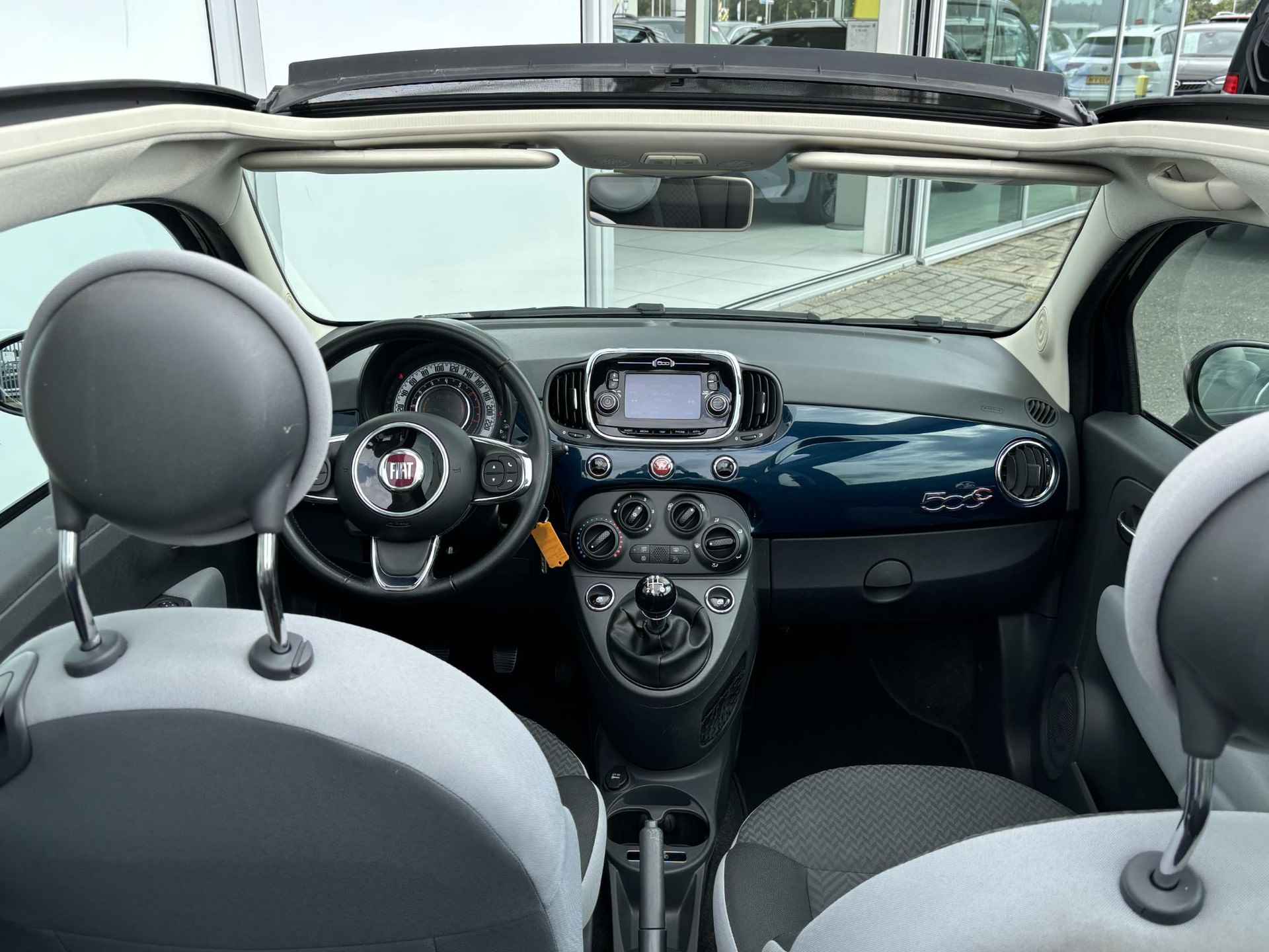 Fiat 500 C CABRIO 80pk Turbo Popstar | TREKHAAK |  AIRCO | BLUETOOTH | PARKEERSENSOREN | 15" LMV - 7/20