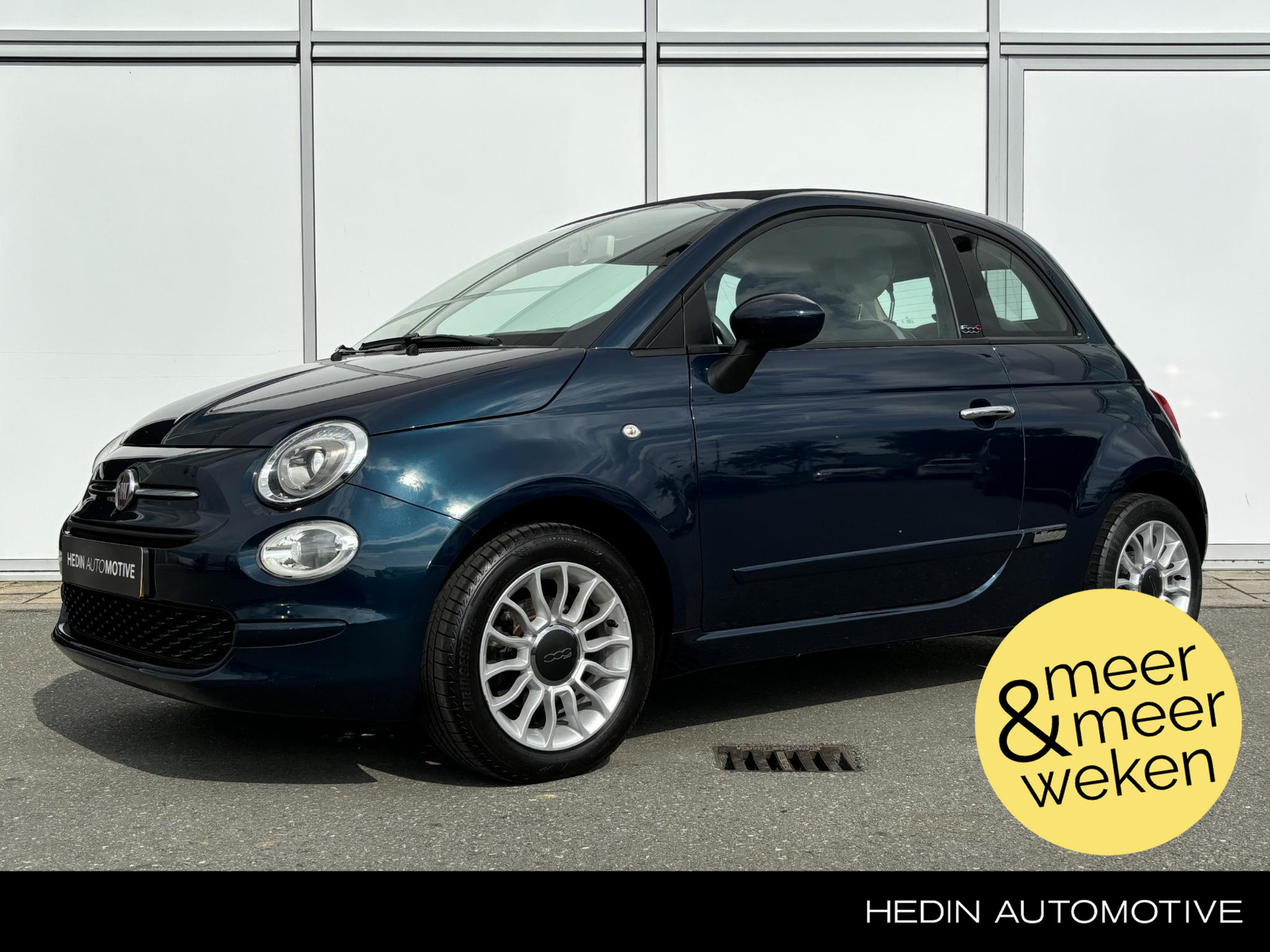 Fiat 500 C CABRIO 80pk Turbo Popstar | TREKHAAK |  AIRCO | BLUETOOTH | PARKEERSENSOREN | 15" LMV