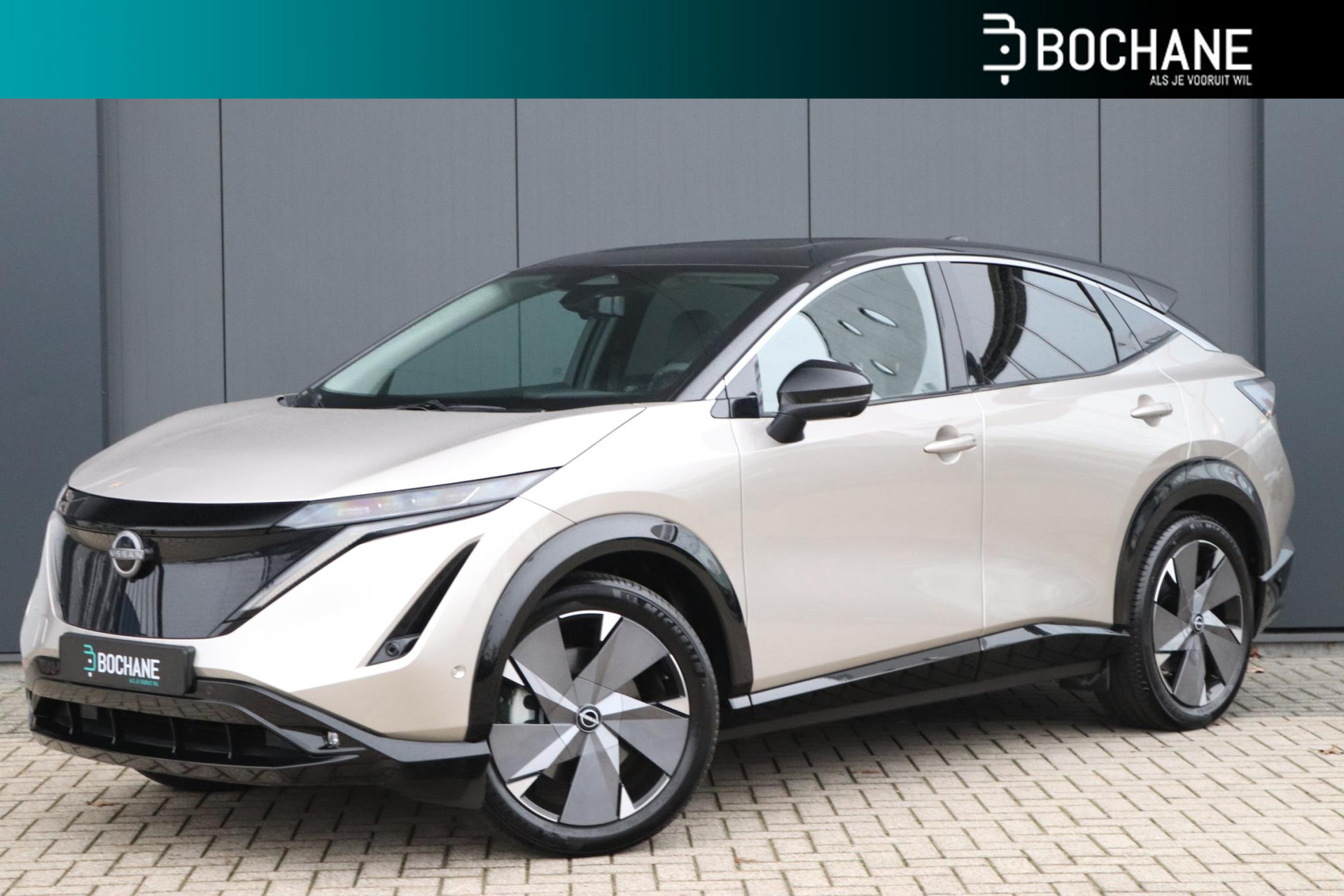 Nissan Ariya 66 kWh Evolve |20-inch Velgen| Panoramadak|  Two-Tone| 22KW Lader|Trekhaak|