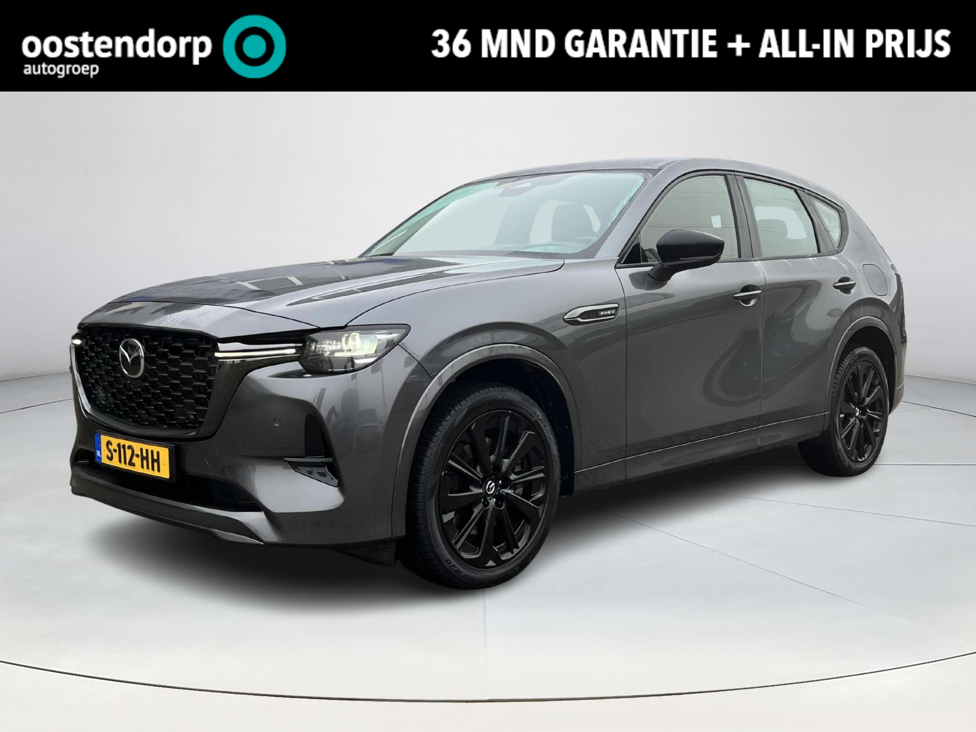 Mazda CX-60 2.5 e-SkyActiv PHEV Homura | Rijklaarprijs! | Stoel & stuur verwarming | Leder interieur | Stoelverwarming achterbank | Incl 36 mnd bovag garantie! |