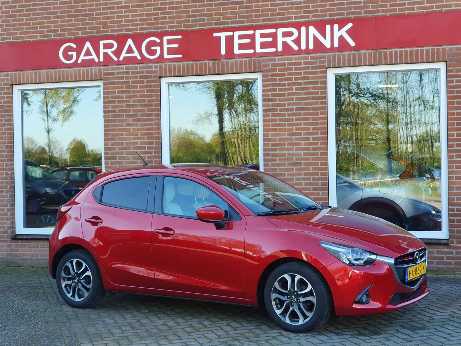 Mazda 2 1.5 Skyactiv-G GT-M 90PK 5drs clima, cruise, navi, pdc, lmv, leder, stoelverw, led RIJKLAAR - 3/17