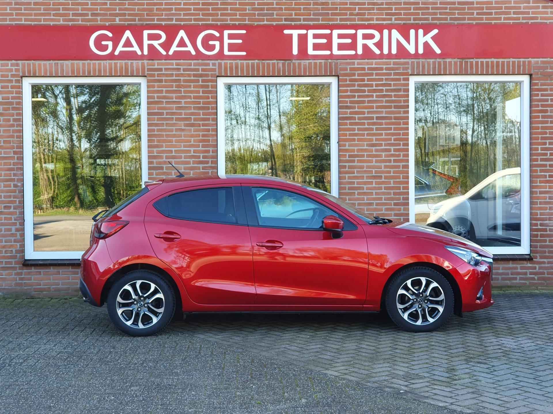 Mazda 2 1.5 Skyactiv-G GT-M 90PK 5drs clima, cruise, navi, pdc, lmv, leder, stoelverw, led RIJKLAAR - 15/17