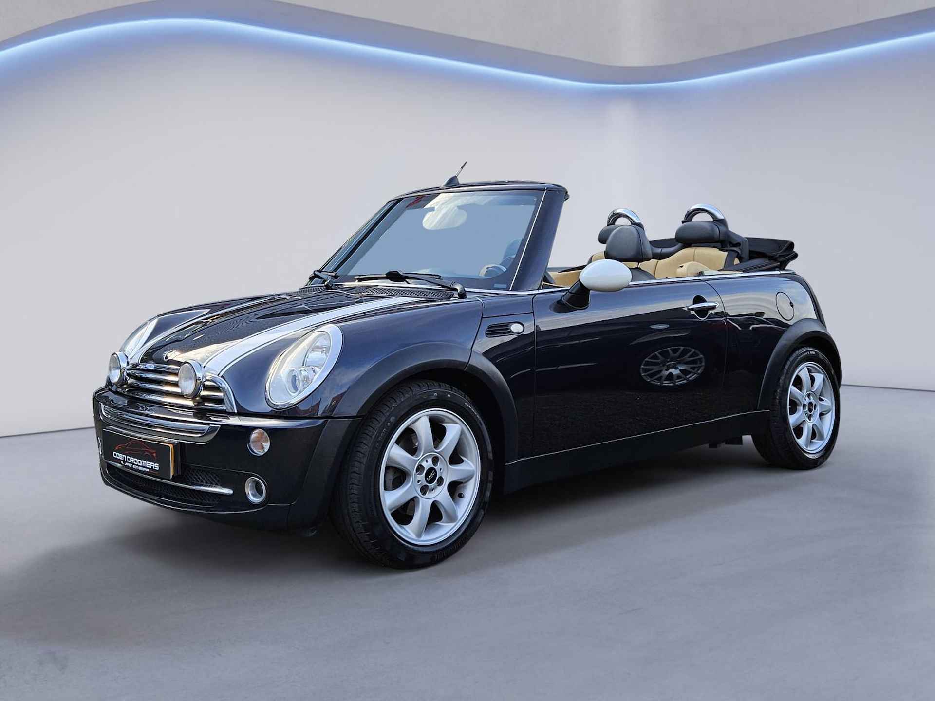 Mini Cabrio 1.6 Cooper Chili /Leder/Airco/Elektr. Kap&Ramen/Parkeersens./Elektr. verstelb. spiegels/Alarm kl.3/16''LMV/(MET GARANTIE*) - 3/24