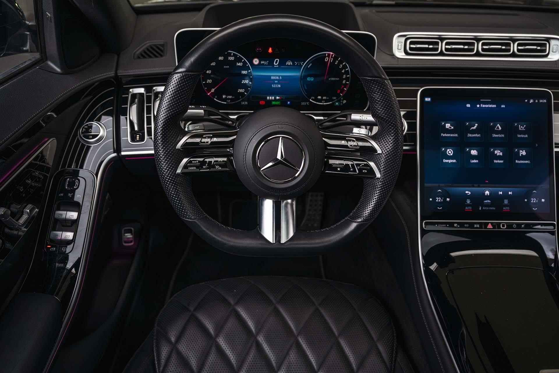 Mercedes-Benz S-klasse 580 e AMG Line | Luchtvering | Rijassistentiepakket | Panoramadak |Stoelventilatie | Burmester 3D | Head-up Display | Achterasbesturing - 5/35