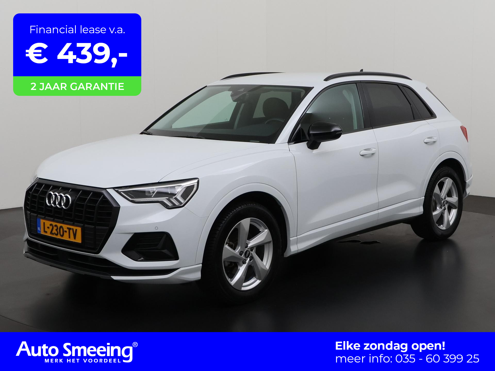 Audi Q3 35 TFSI Business Black Optic | LED | Leder | MMi Plus | Elek klep | Zondag open!