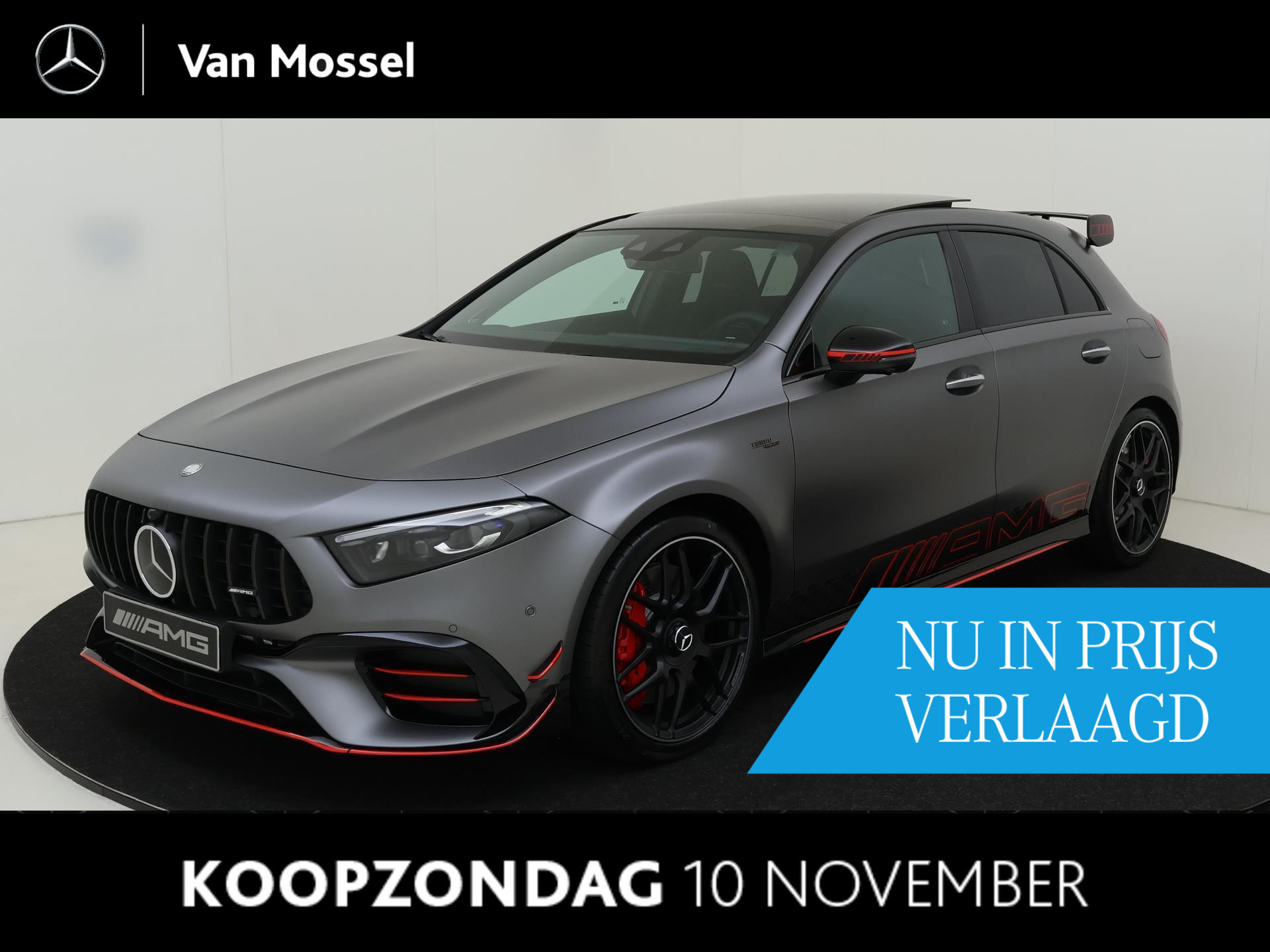 Mercedes-Benz A-klasse A45 S AMG 4MATIC+ Street Style Edition/ Premium Plus/ Panoramadak/ 19 inch/ Perf. Stoelen/ Uniek!