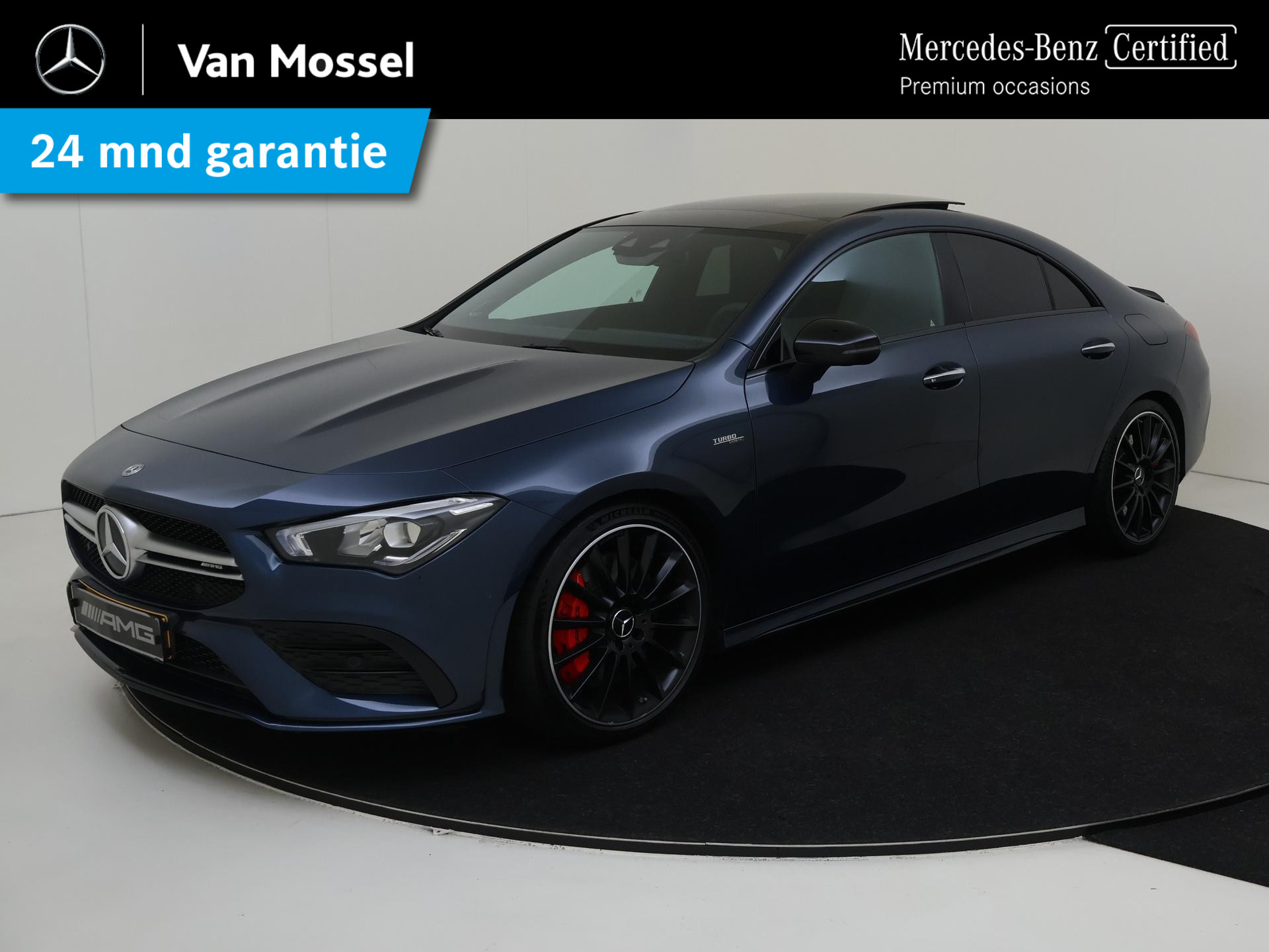 Mercedes-Benz CLA-klasse AMG 35 4MATIC Premium Plus / Panoramadak/ 19 inch/ Leder/ Stuurwieltoetsen