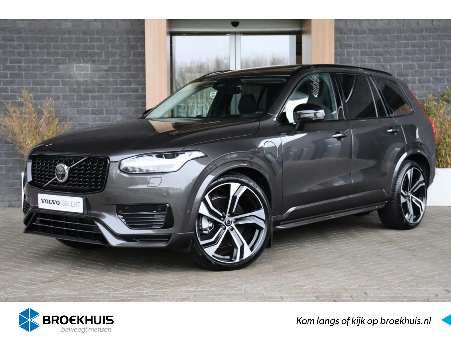 Volvo XC90 T8 AWD Recharge Ultimate Dark | Full Option | Luchtvering | Bowers & Wilkins | Trekhaak | 360° Camera | Head-Up Display | Stoelv