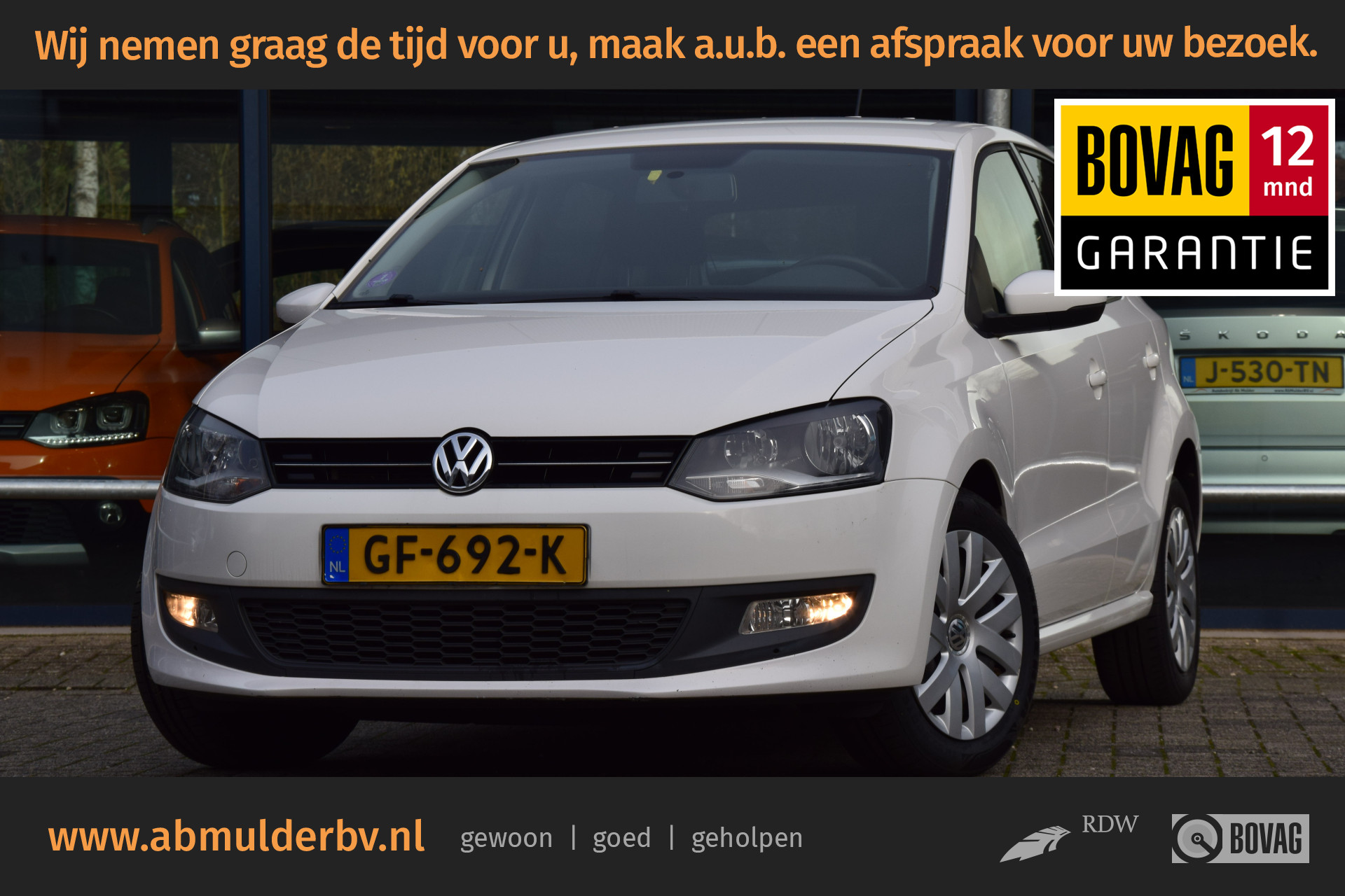 Volkswagen Polo 1.2 TSI 90PK | BOVAG Garantie | Airconditioning | Elektrische Ramen Voor & Achter | Elektrische Spiegels | Bluetooth Telefoonverbinding | bij viaBOVAG.nl