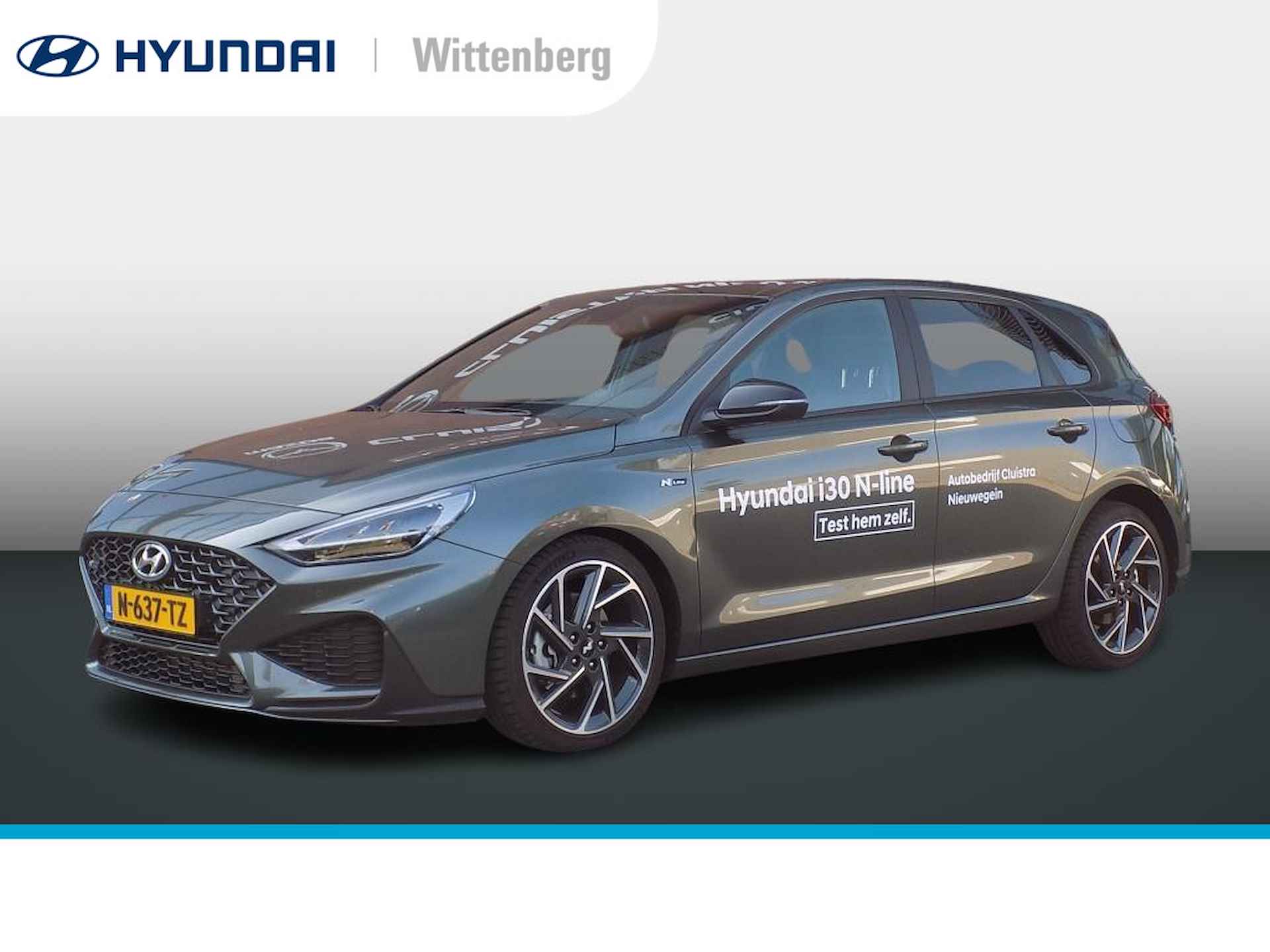 Hyundai i30 1.5 T-GDi 160 MHEV N-Line Sky | Schuifdak | Navigatie | Camera | Keyless - 1/24