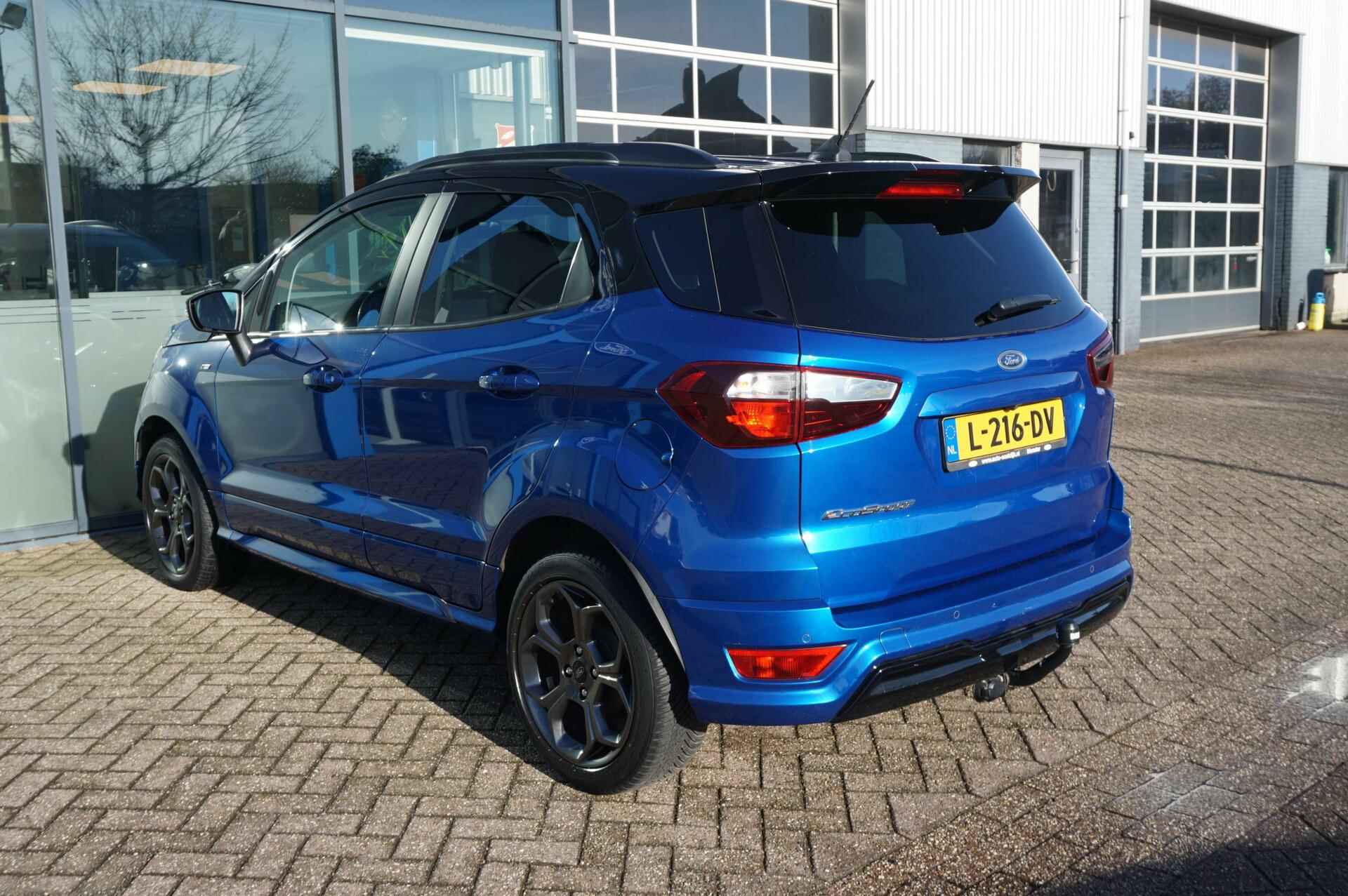 Ford EcoSport 1.0 EcoBoost ST-Line 125PK Automaat Trekhaak Panodak Winterpack Camera Cruise Navi Climate Keyless Privacy Glass Parkeersensoren *Full Options* - 7/34