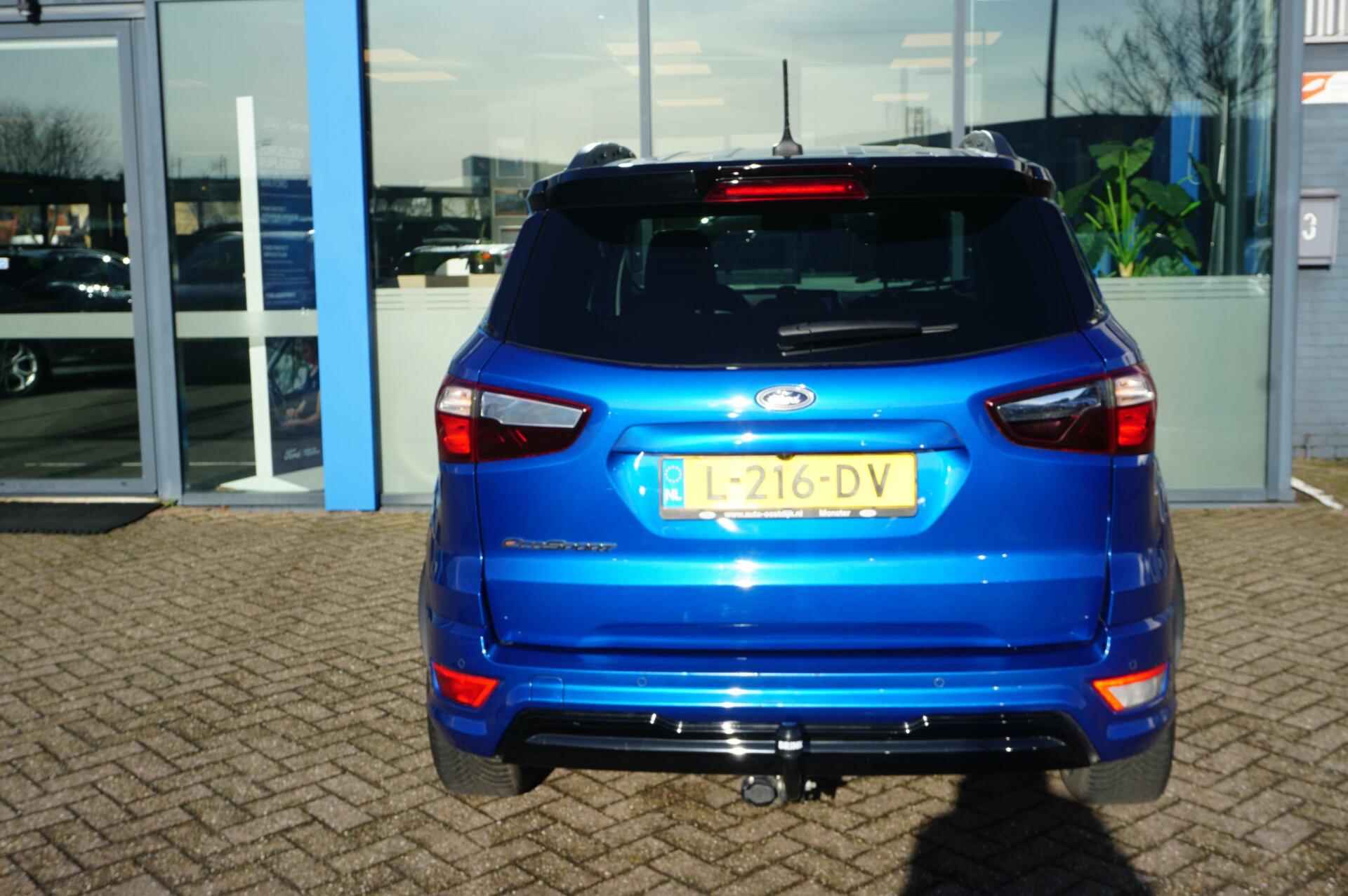 Ford EcoSport 1.0 EcoBoost ST-Line 125PK Automaat Trekhaak Panodak Winterpack Camera Cruise Navi Climate Keyless Privacy Glass Parkeersensoren *Full Options* - 8/34